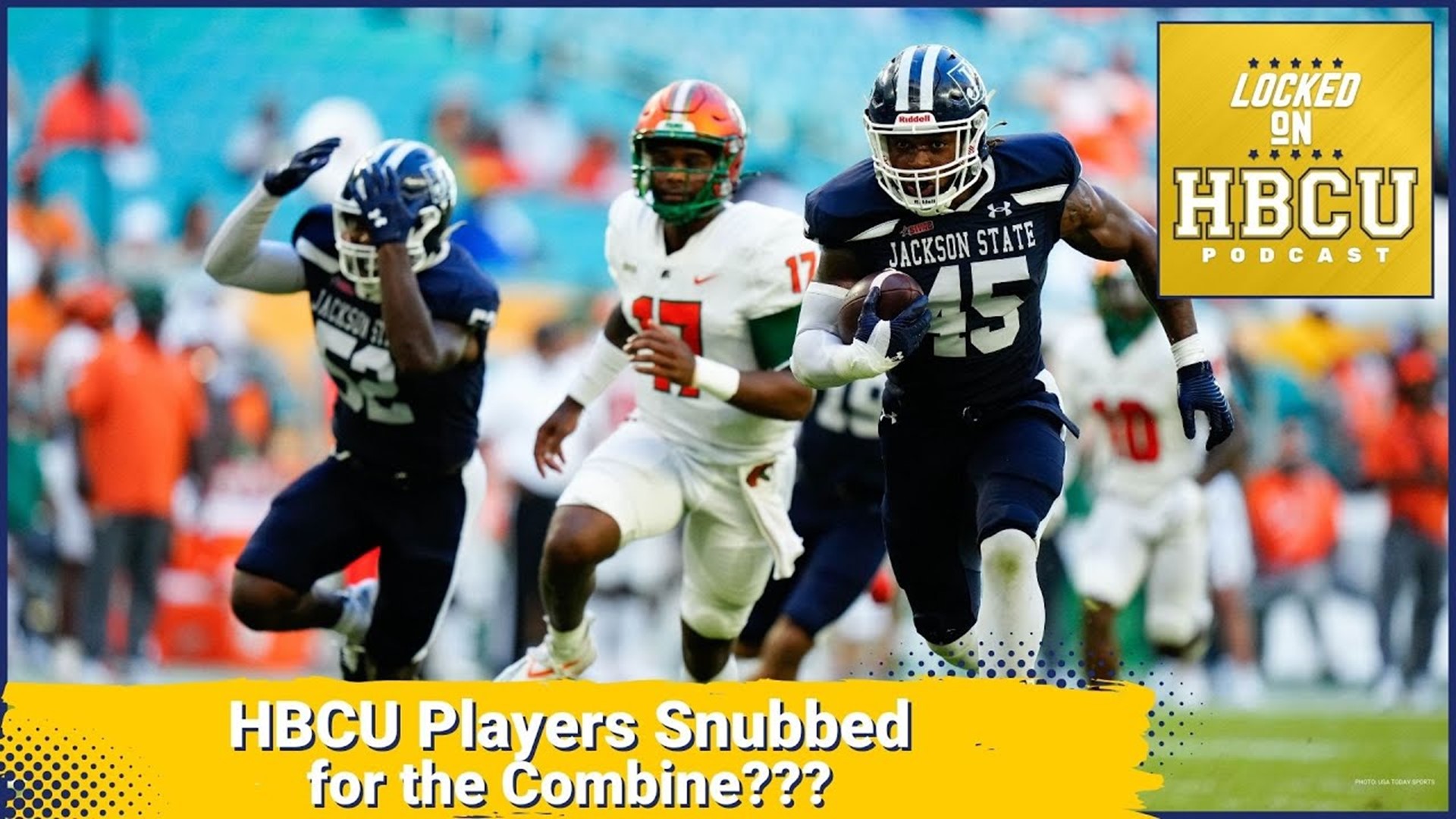 Isaiah Land and Mark Evans are the only HBCU players invited to the NFL Combine, and people are upset that other players like Aubrey Miller and Jadakis Bonds also di