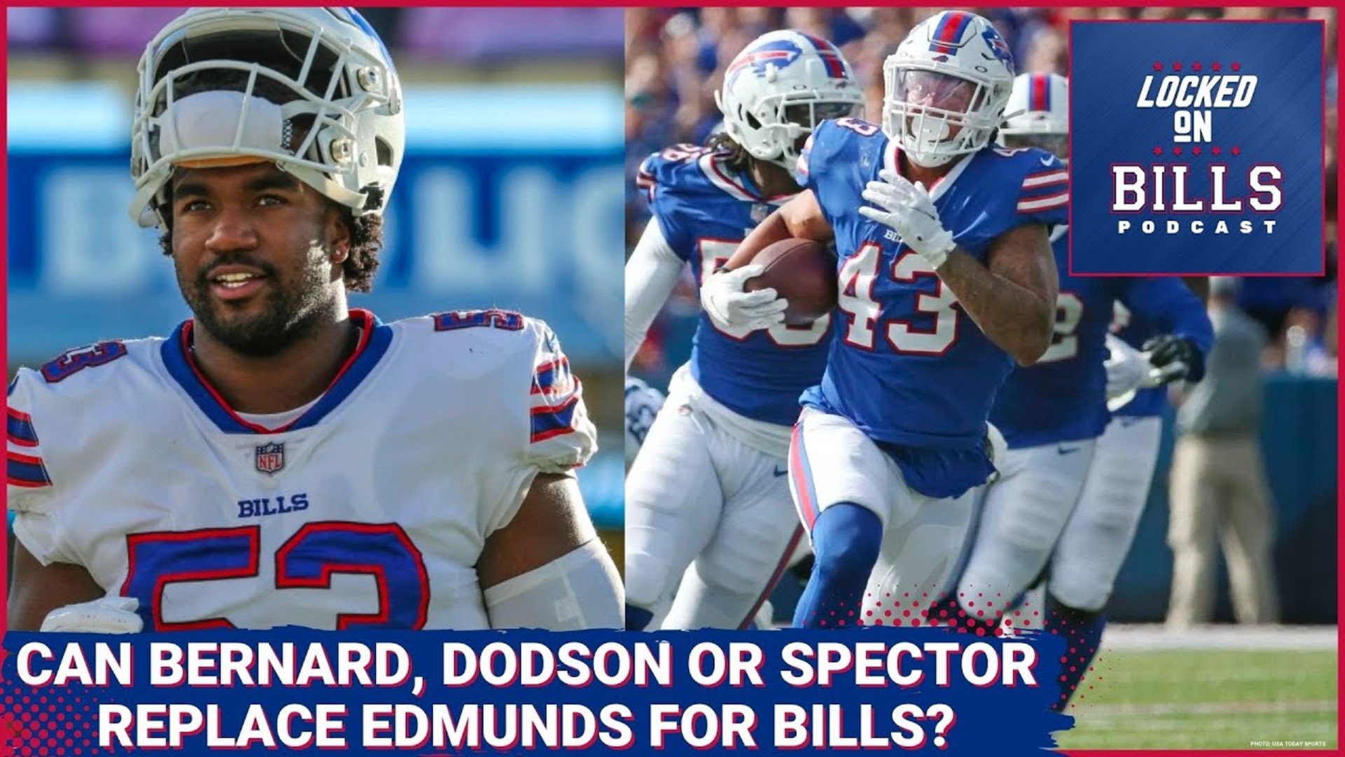 Can Terrel Bernard, Tyrel Dodson or Baylon Spector replace Tremaine Edmunds for Buffalo Bills?