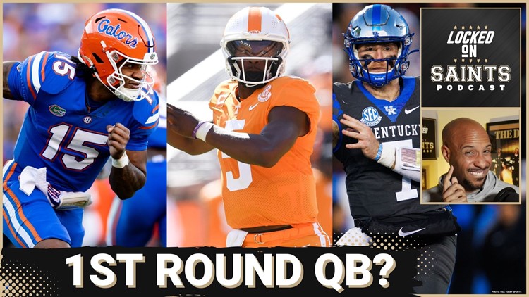 Should New Orleans Saints spend first NFL Draft pick on QB? Mock Draft Monday