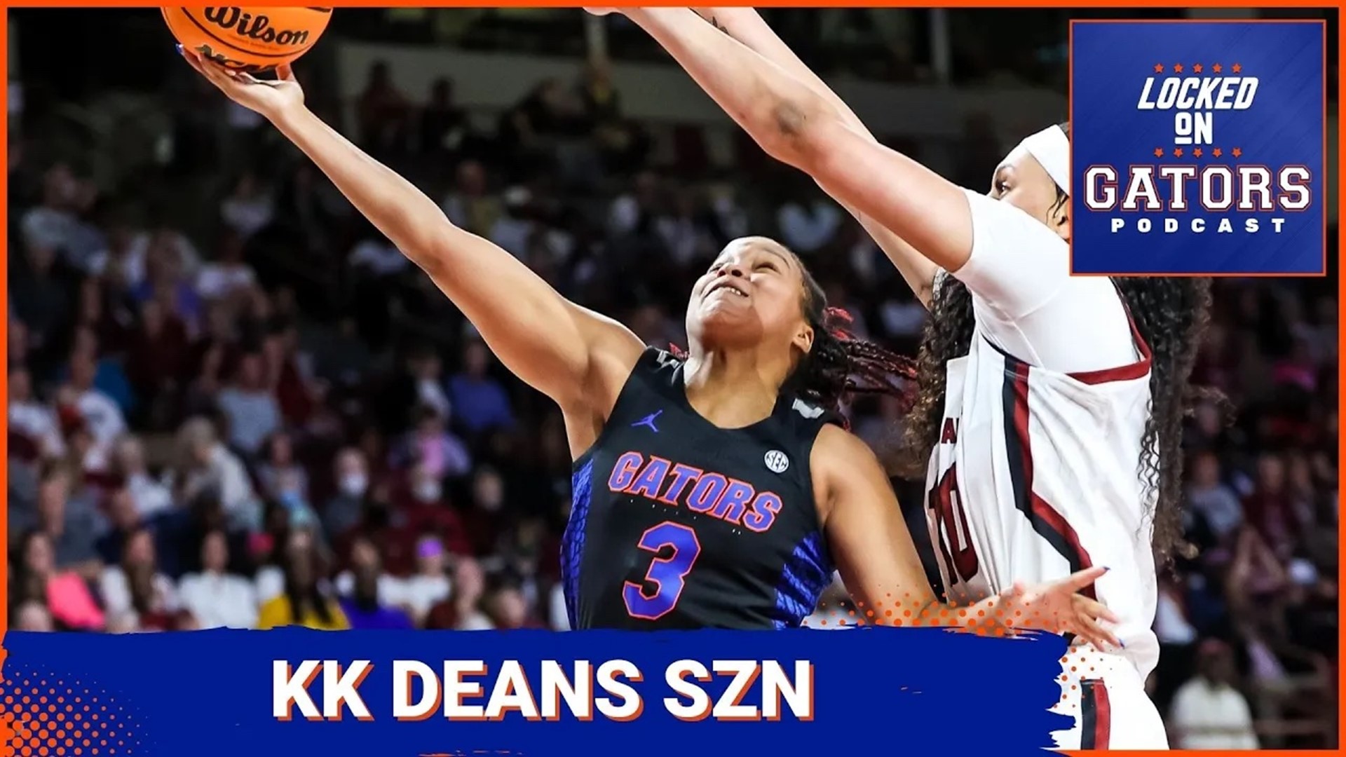 The Florida Gators women's basketball team is taking on the Clemson Tigers in the third round of the WNIT Thursday night, and guard KK Deans joins the show.