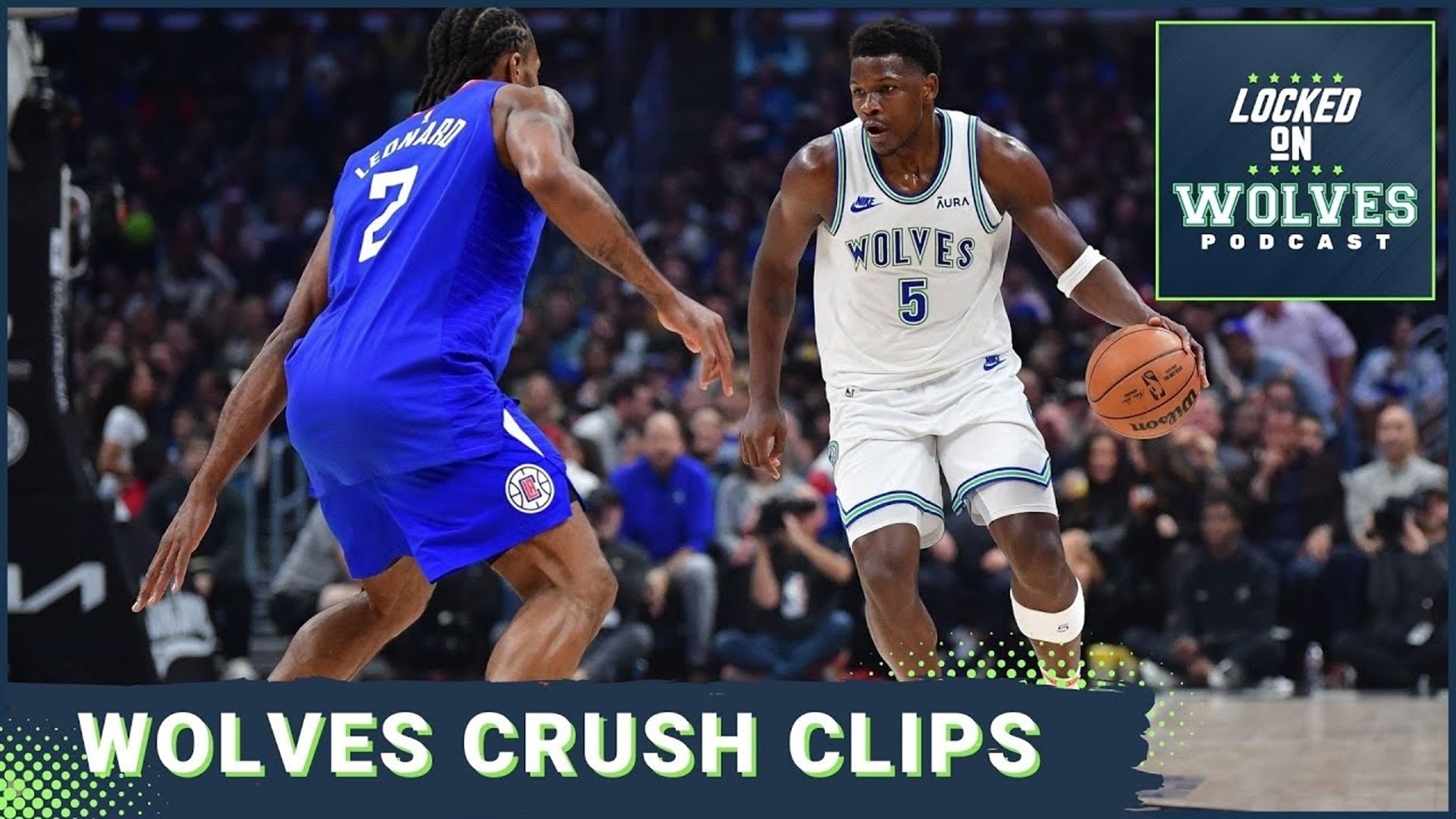 The Minnesota Timberwolves shut down the Los Angeles Clippers, easily the NBA's hottest offense and best all-around team since early December.