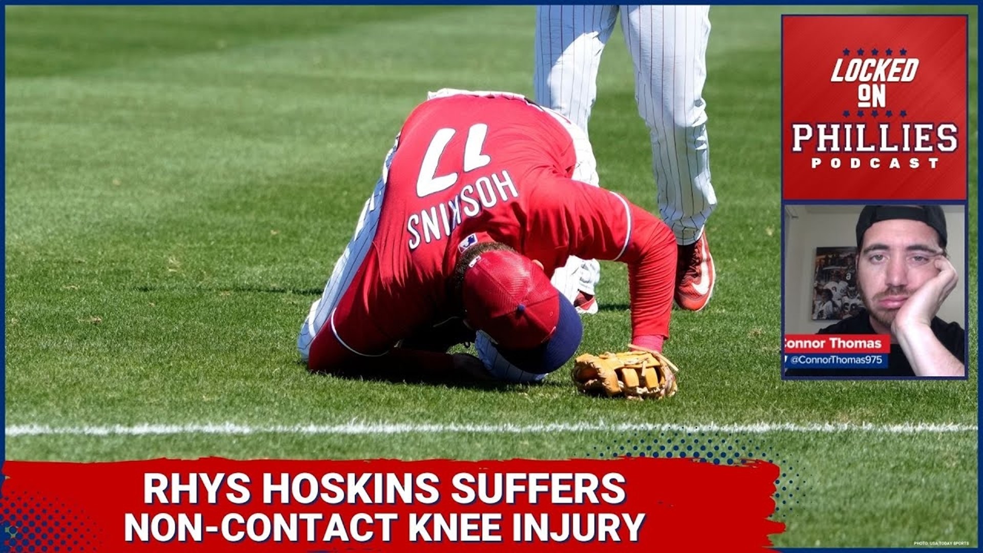 In today's episode, Connor reacts to Rhys Hoskins' non-contact knee injury from today's Philadelphia Phillies Spring Training game with the Detroit Tigers.