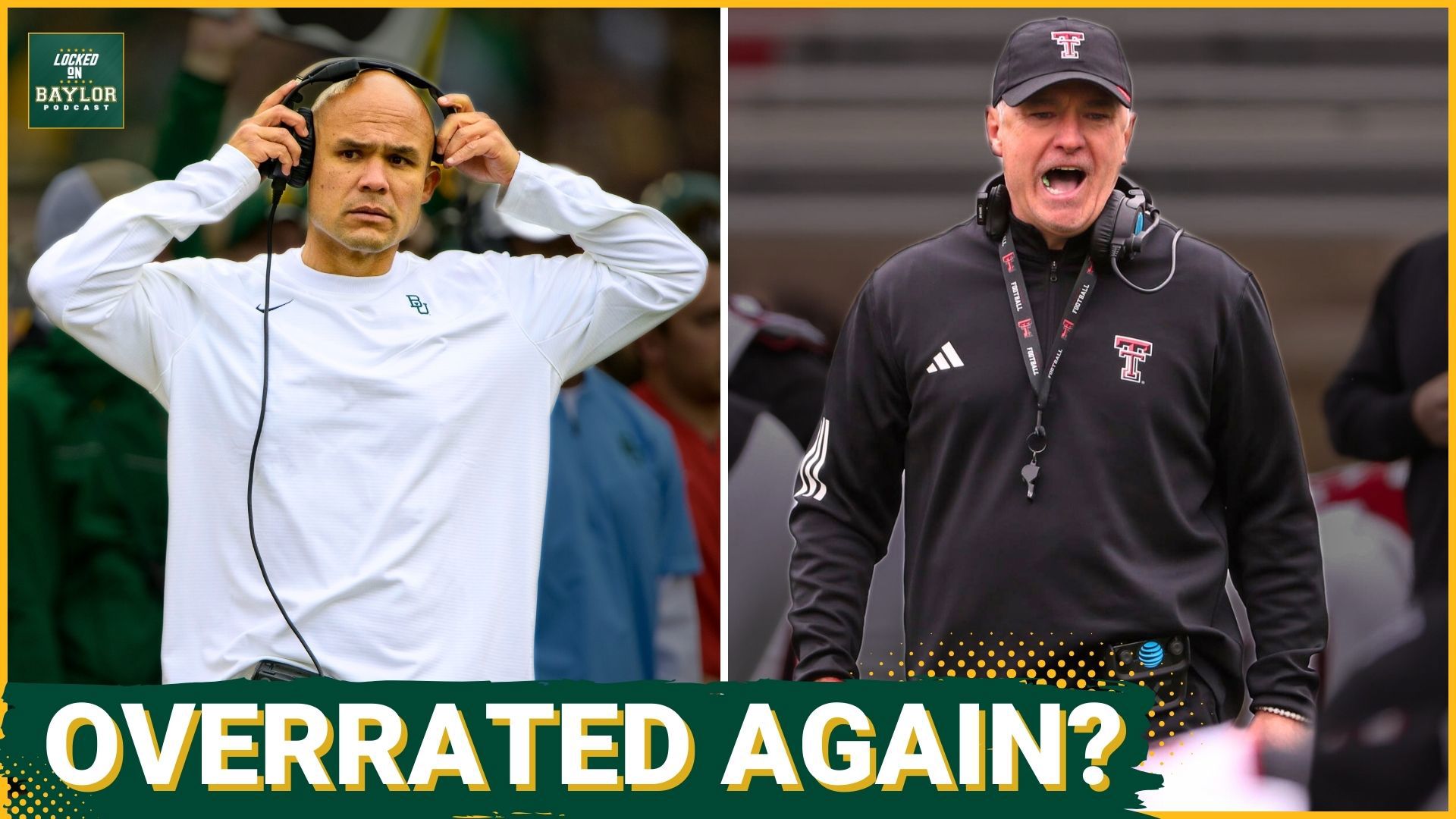 In a post-spring football Top 25, not only was Texas Tech ranked number one among Big 12 teams, but somehow Baylor was left off the list entirely!