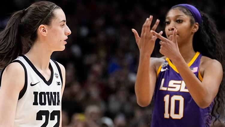 Angel Reese and LSU topple Caitlin Clark and Iowa in high profile women's NCAA Championship