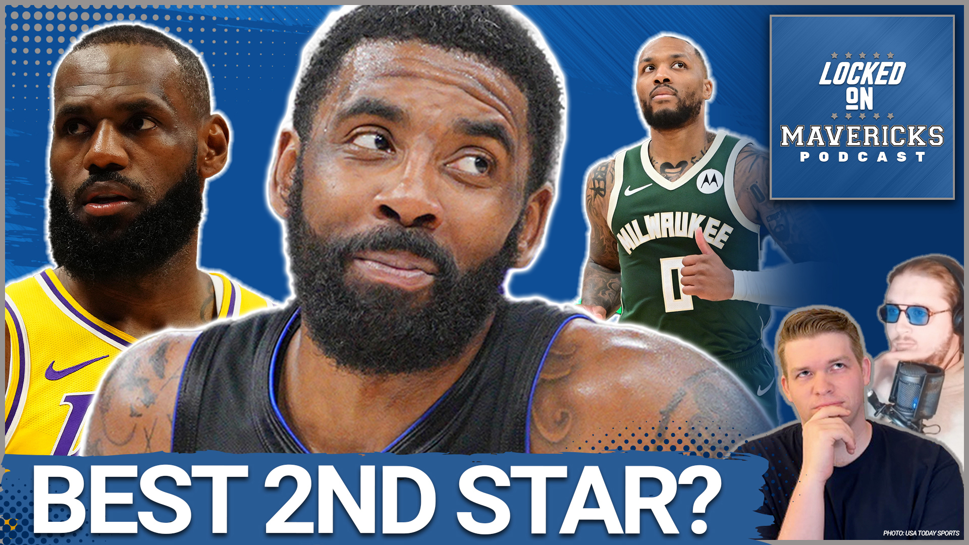 Nick Angstadt and Slightly Biased debate the NBA's top second stars, with a focus on Kyrie Irving's role and impact. Who is the best 2nd Star in the NBA?