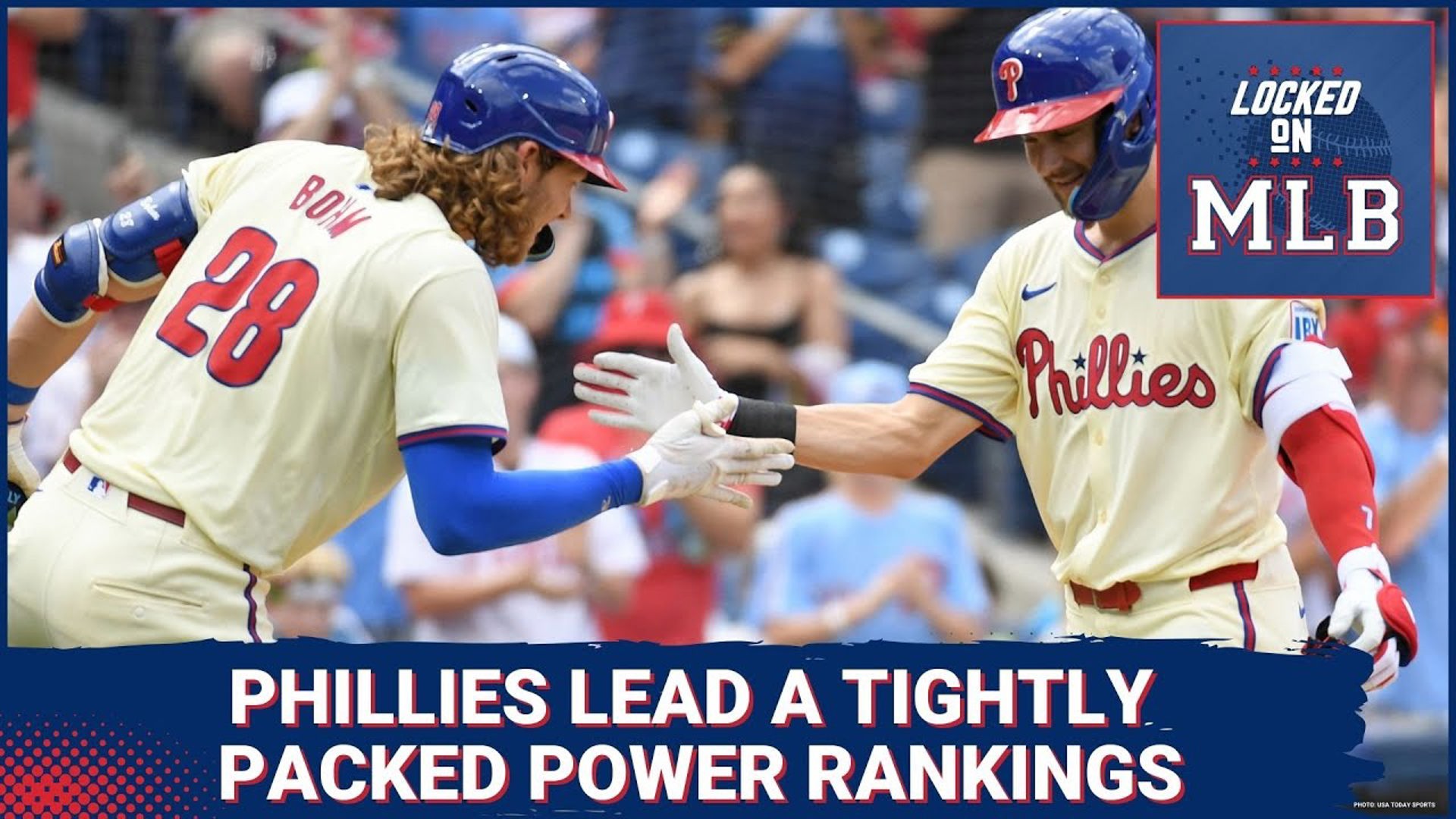 The Power Rankings are out for the week. The Phillies are on top but the results are jam packed.