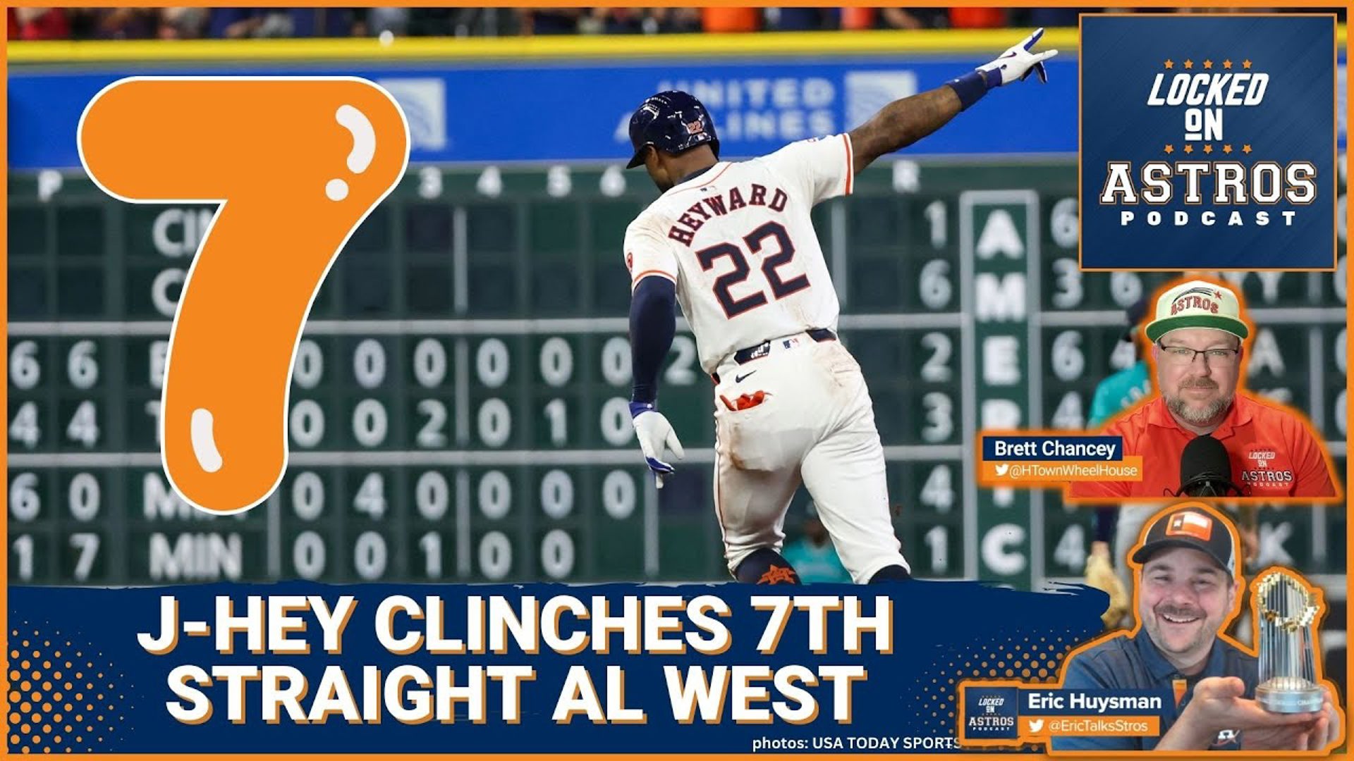 Astros clinch the (AL West)^7 again thanks to Heyward