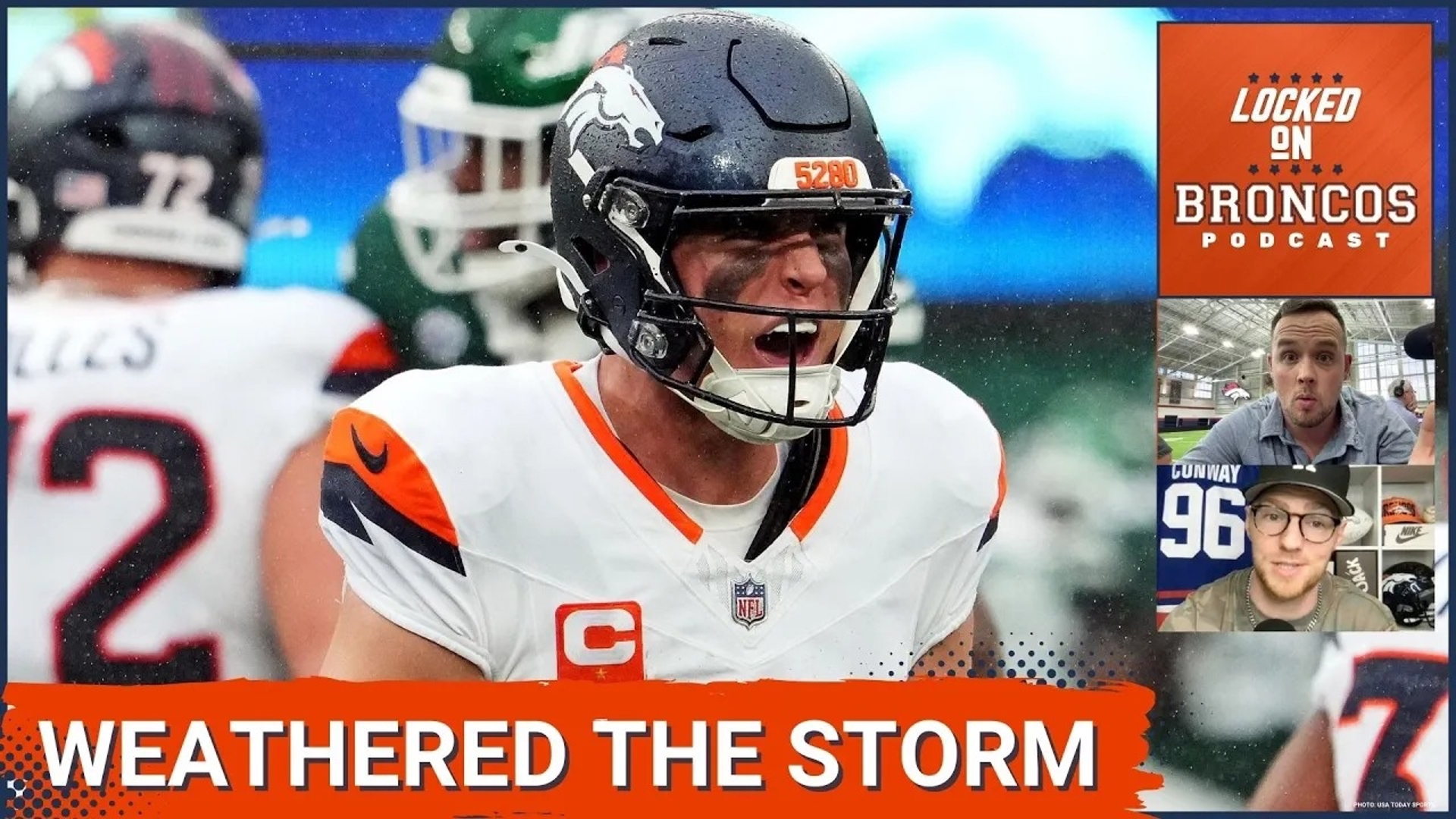 The Denver Broncos weathered the storm on Sunday in their win against the New York Jets. The Broncos defense sent the house after Aaron Rodgers and came up big.