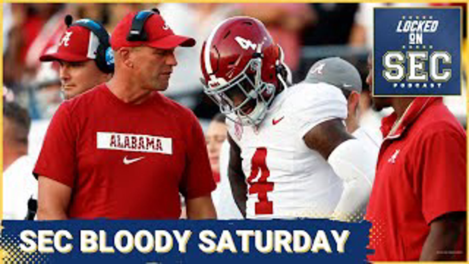 Reacting to a crazy Saturday in the SEC as we saw some massive upsets as top-ranked Alabama fell at Vanderbilt, #4 Tennessee went down at Arkansas.