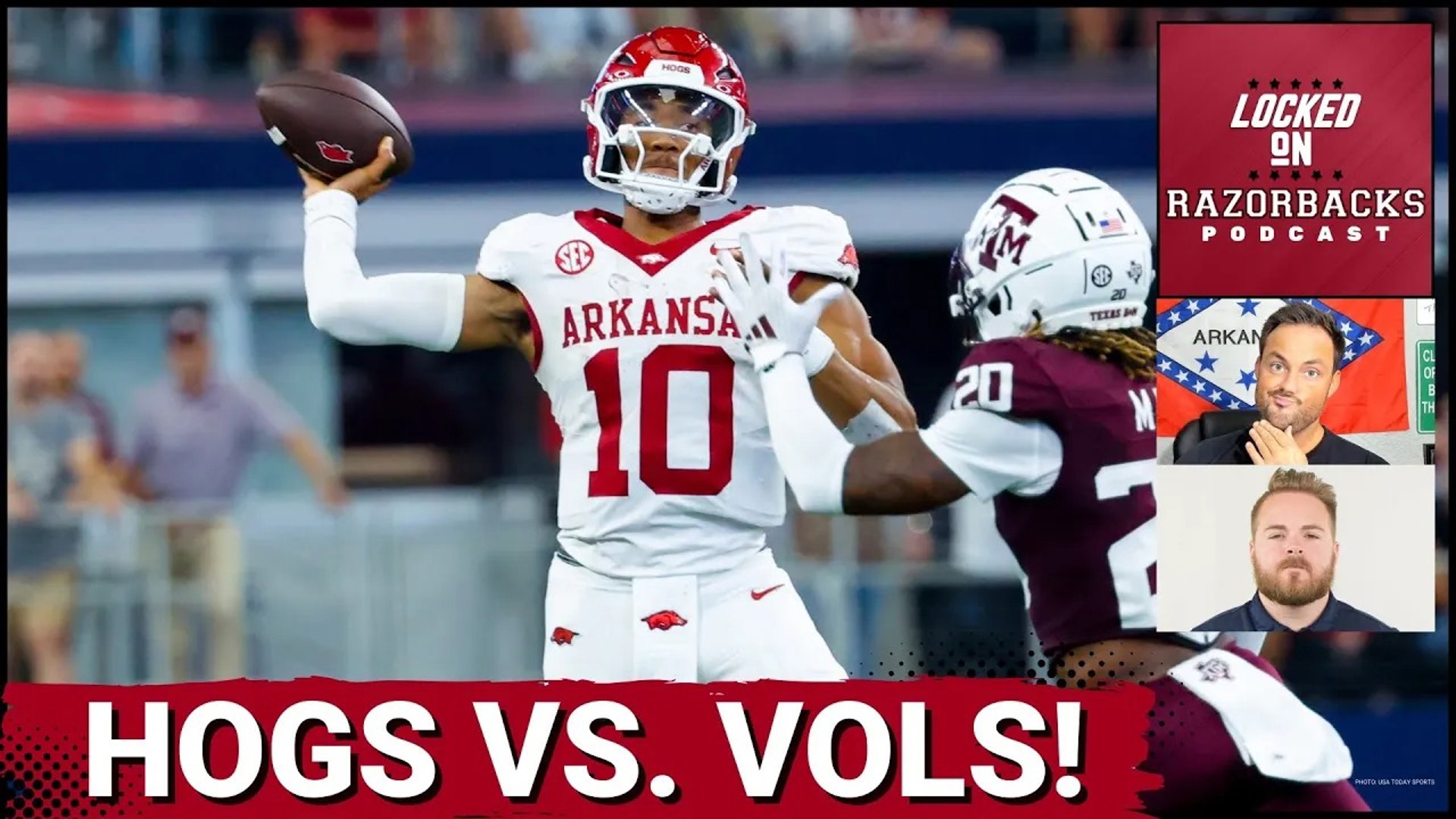 Can the Arkansas Razorbacks turn their season around against the undefeated Tennessee Volunteers?