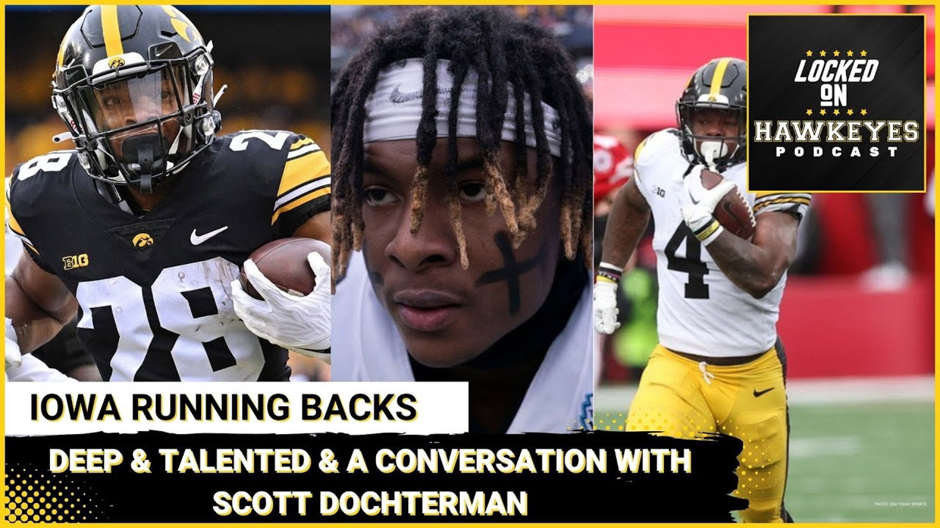 Iowa Football: Deep Dive into Iowa's Running Back Stable & Scott Dochterman joins the show