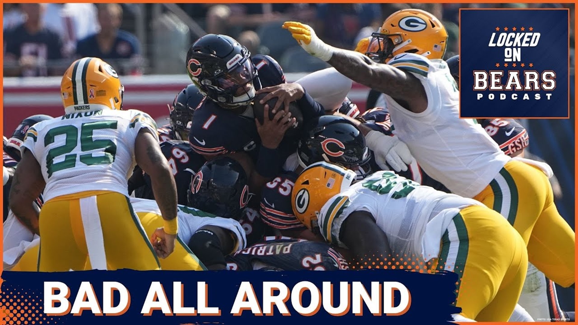 The offensive line wasn't good enough in the Chicago Bears' Week 1 loss to the Green Bay Packers. Neither was the play-calling from offensive coordinate Luke Getsy.