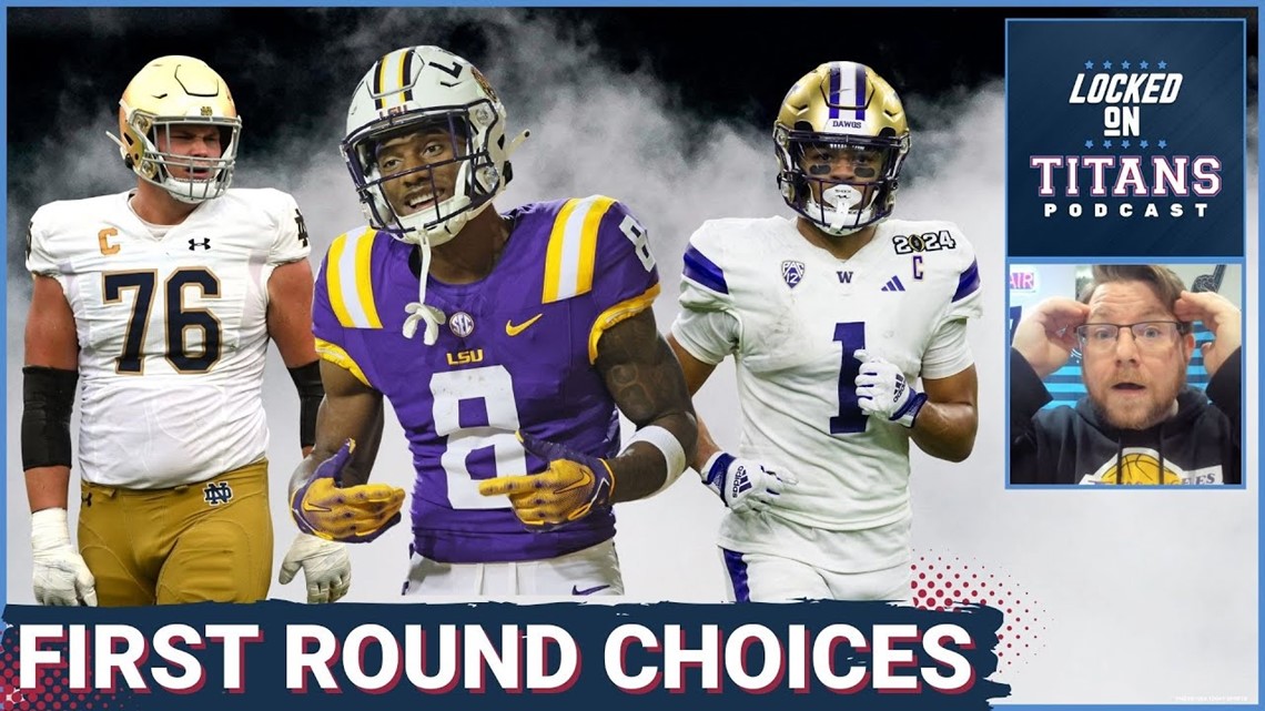 Tennessee Titans First Round Options Malik Nabers Visit Joe Alt Rome