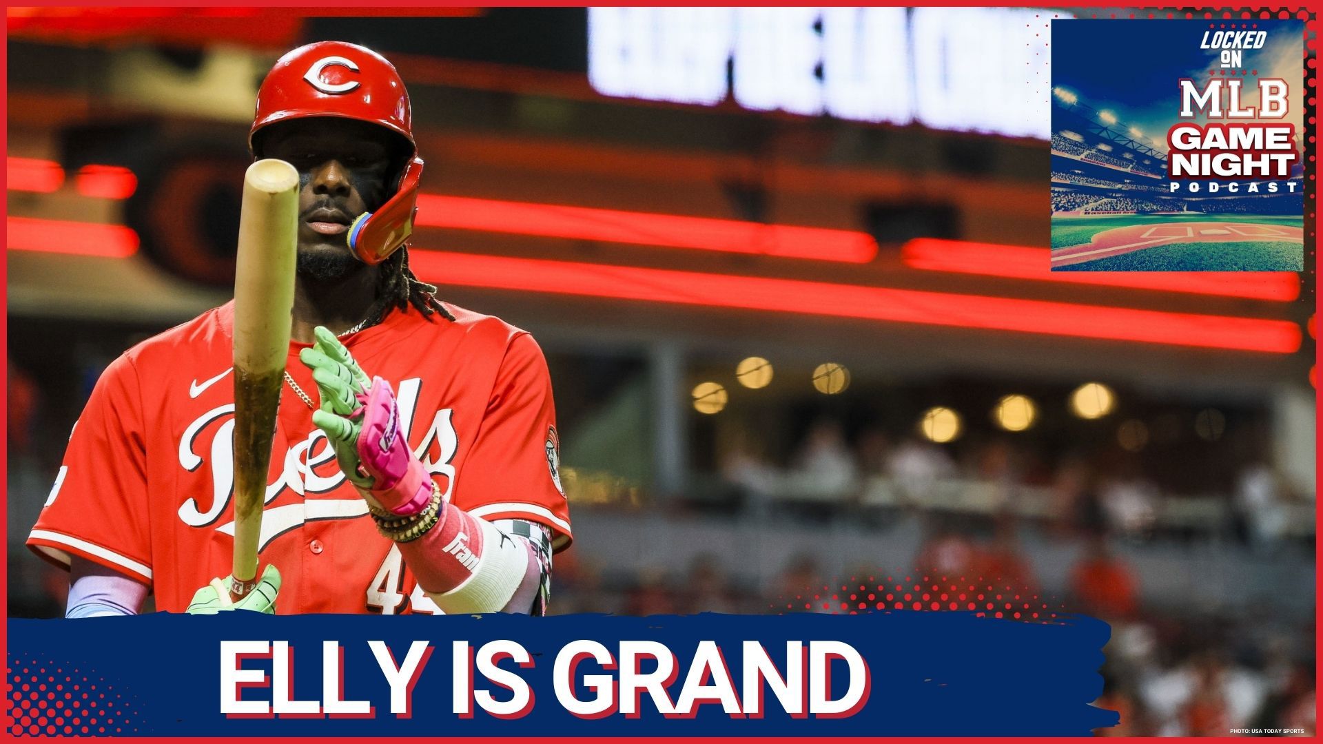 Elly De La Cruz launches a grand slam as the Cincinnati Reds down the Pittsburgh Pirates, while Aaron Judge and the top of the order chip in seven hits, five RBI.