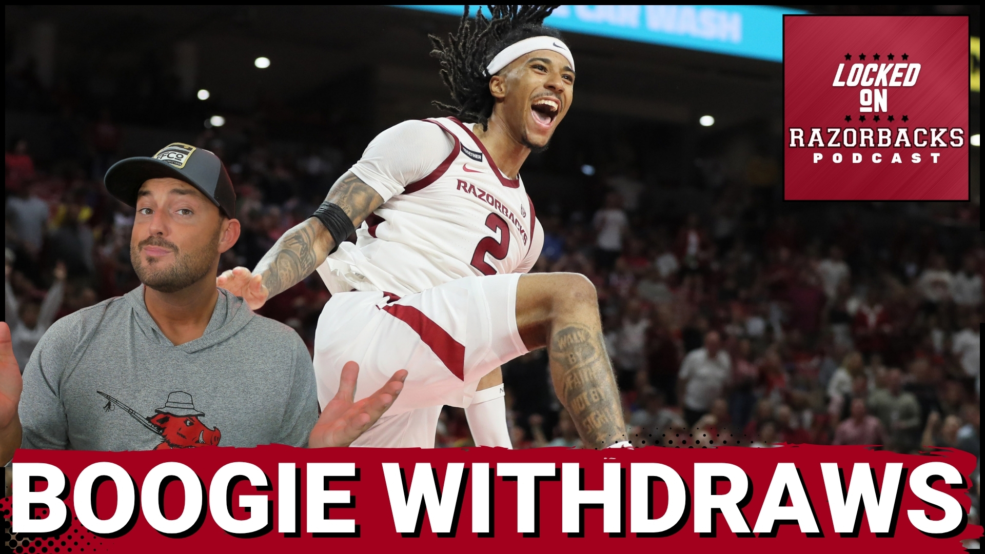 Boogie Fland's unexpected decision to withdraw from the NBA draft and remain in the transfer portal has Arkansas Razorbacks fans buzzing.