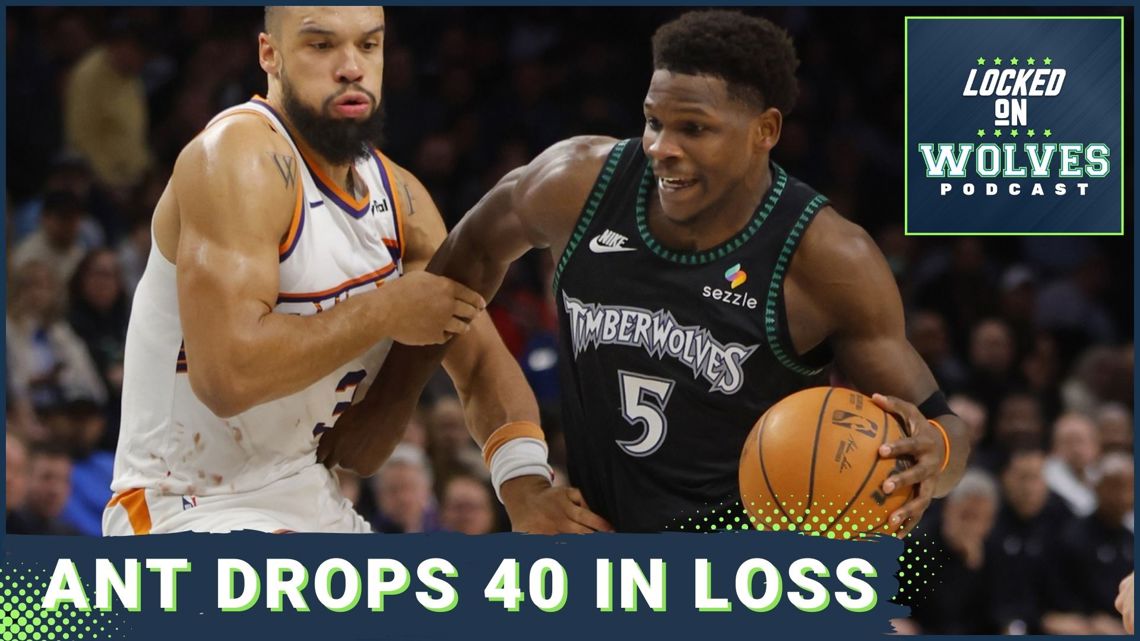 Minnesota Timberwolves Waste Another Anthony Edwards Scoring OUTBURST in Loss to Suns | Rudy Gobert Ejected