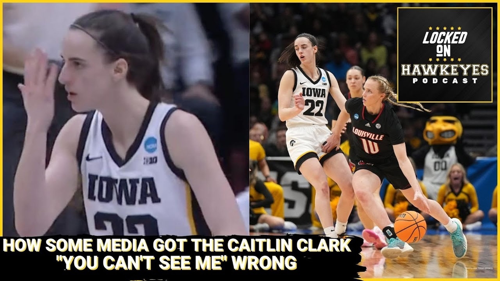 How the media got the Caitlin Clark "You Can't See Me" story wrong, Iowa freshman arrive