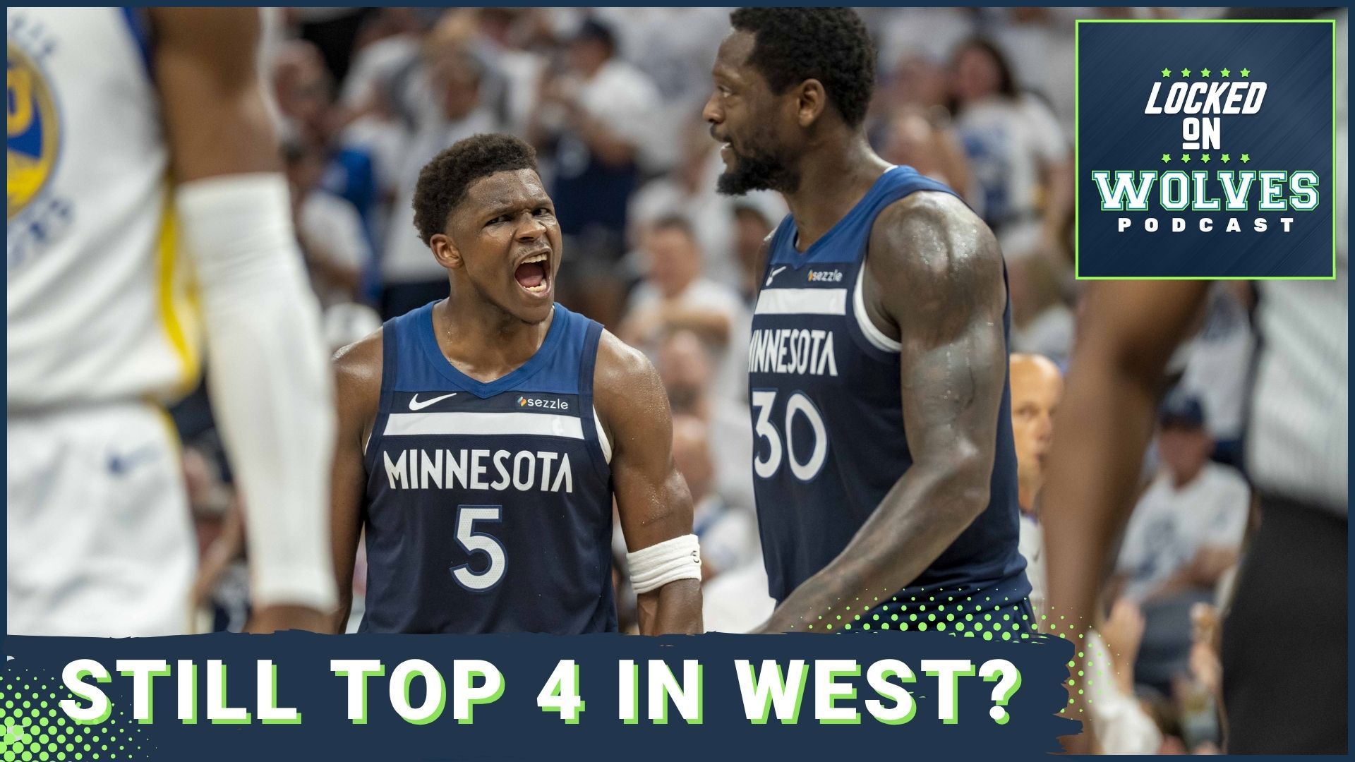 What Western Conference tier are the Minnesota Timberwolves in, and who do they share it with? Where do they stand after teams like the Rockets and Nuggets improved?