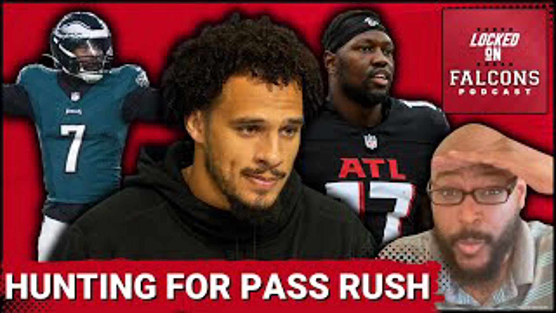 The Atlanta Falcons took a blow to their pass rush due to the season-ending injury to rookie outside linebacker Bralen Trice.