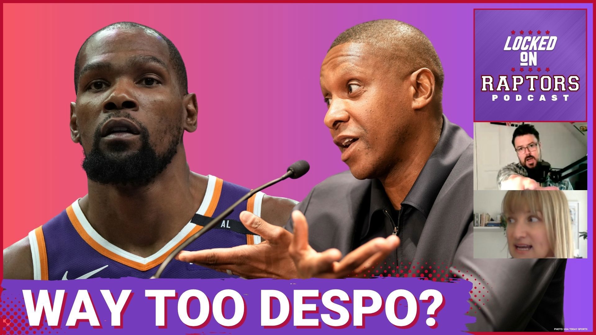 The Toronto Raptors continue to get mentioned by NBA Insiders as a potential suitors for Phoenix Suns star Kevin Durant -- and it seems extremely desperate!