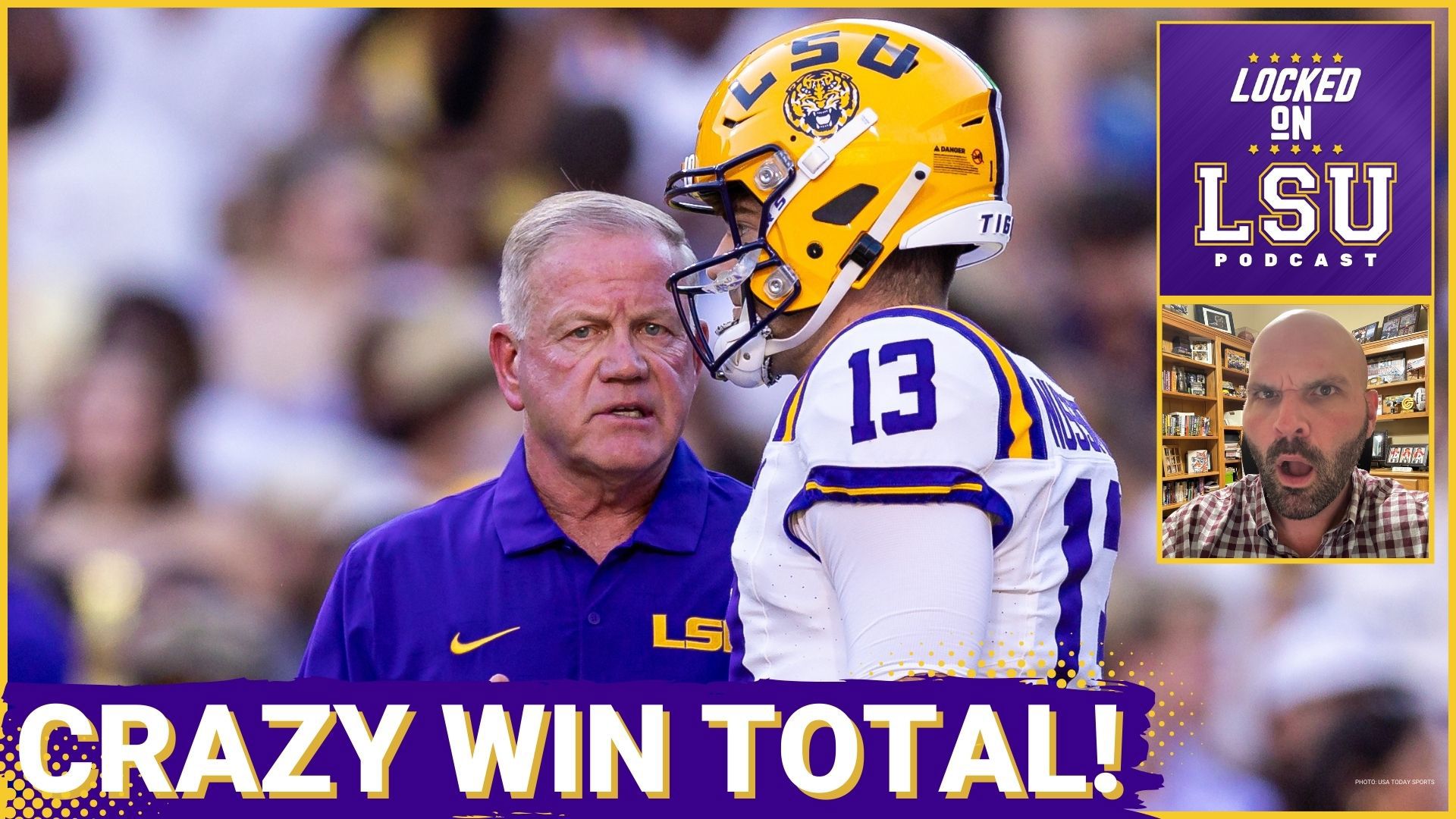 Oddmakers have updated college football win totals and they're still not believing in LSU. We discuss the reasons and also the kickoff time for LSU at Clemson.