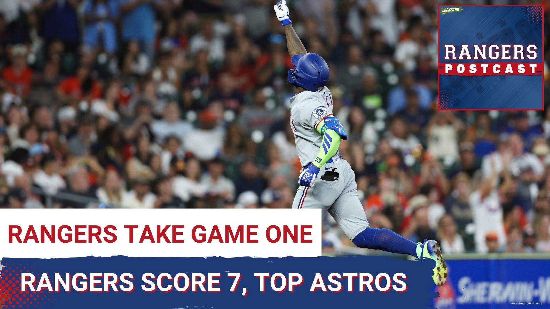 The Rangers opened up a huge weekend series in Houston with a 7-3 win over the Astros. Adolis Garcia and Wyatt Langford hit HR's for Texas, Jack Leiter won his 5th.