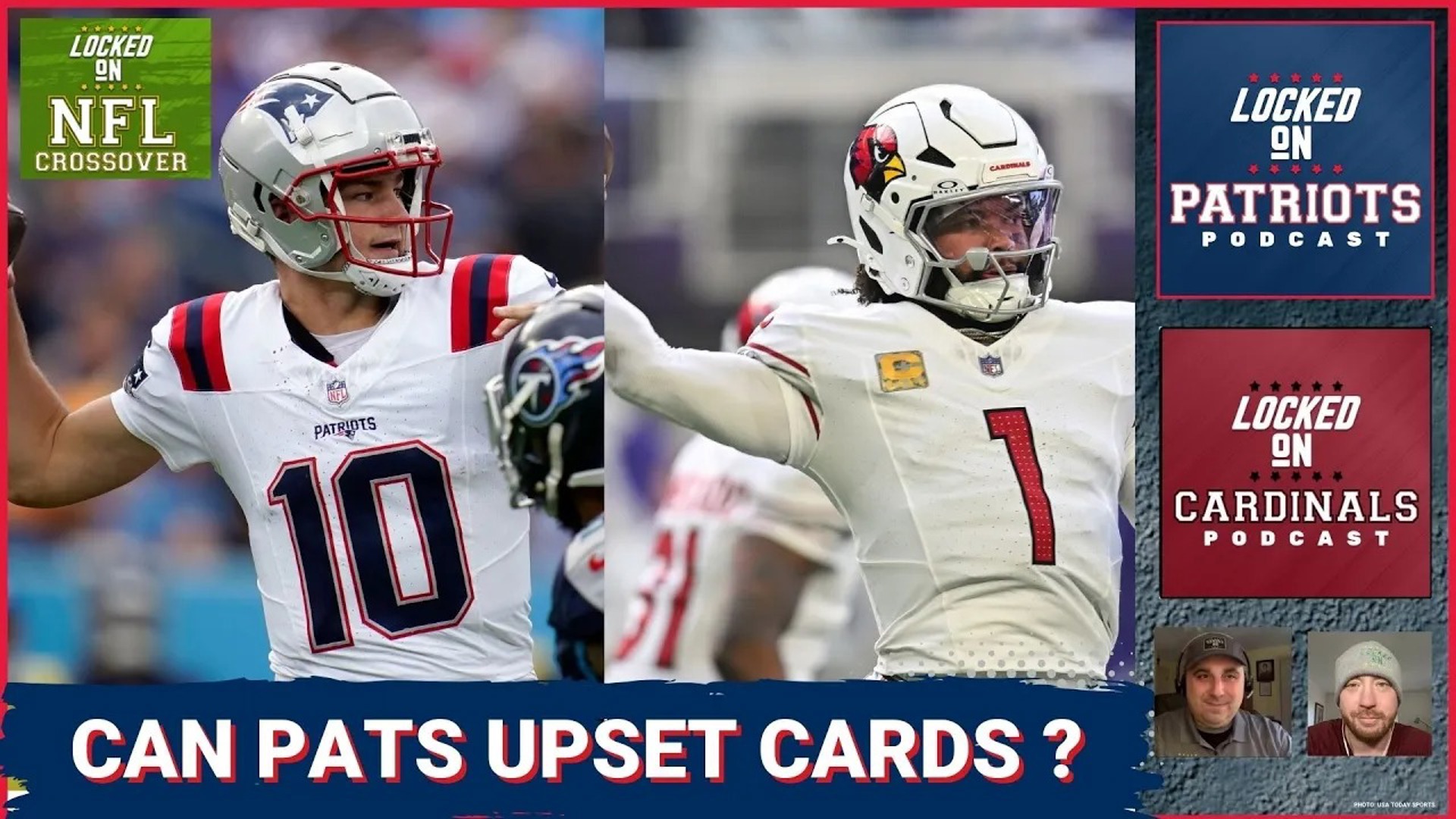New england patriots arizona cardinals crossover drake maye kyler