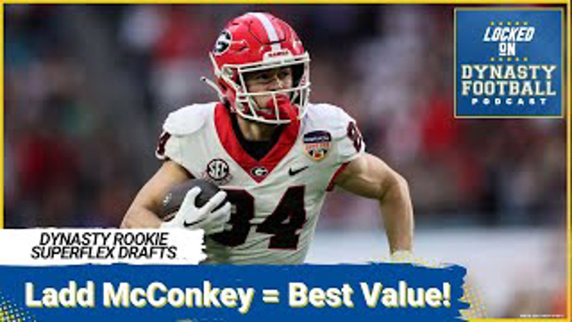 Chargers WR Ladd McConkey = BEST VALUE In Round 1 Superflex Rookie ...