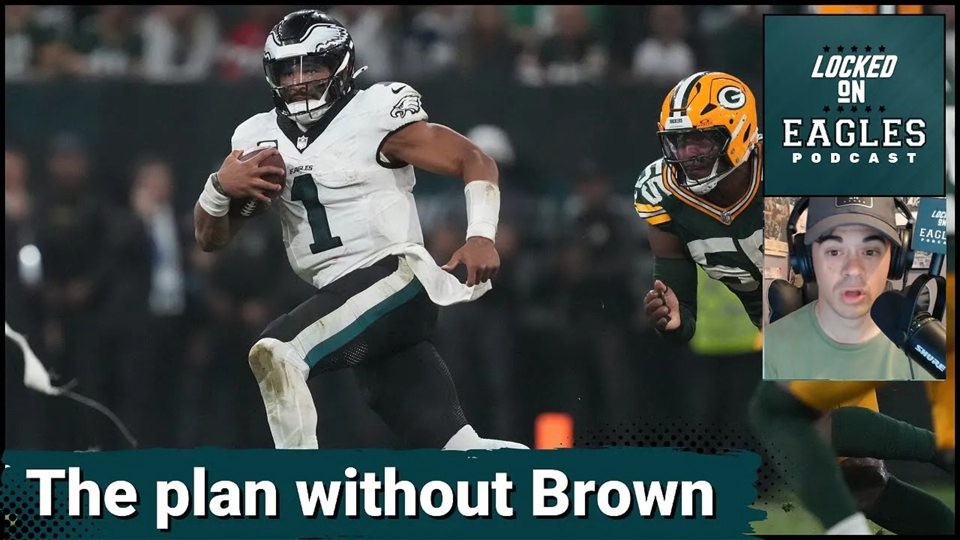 Philadelphia Eagles star wide receiver AJ Brown is OUT for tonight's primetime matchup with the Atlanta Falcons!