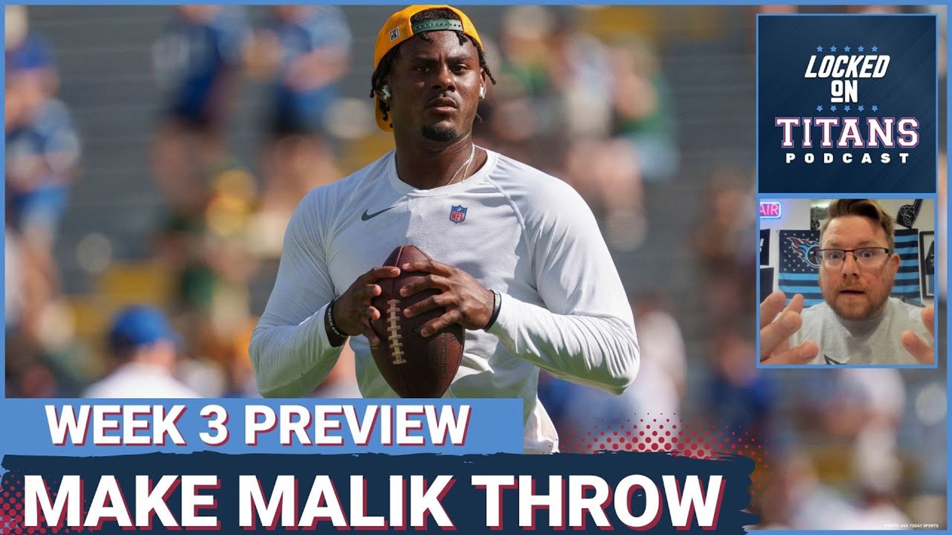 The Tennessee Titans face a must-win game against the Green Bay Packers on Sunday and will be seeing a familiar face in Malik Willis at quarterback.