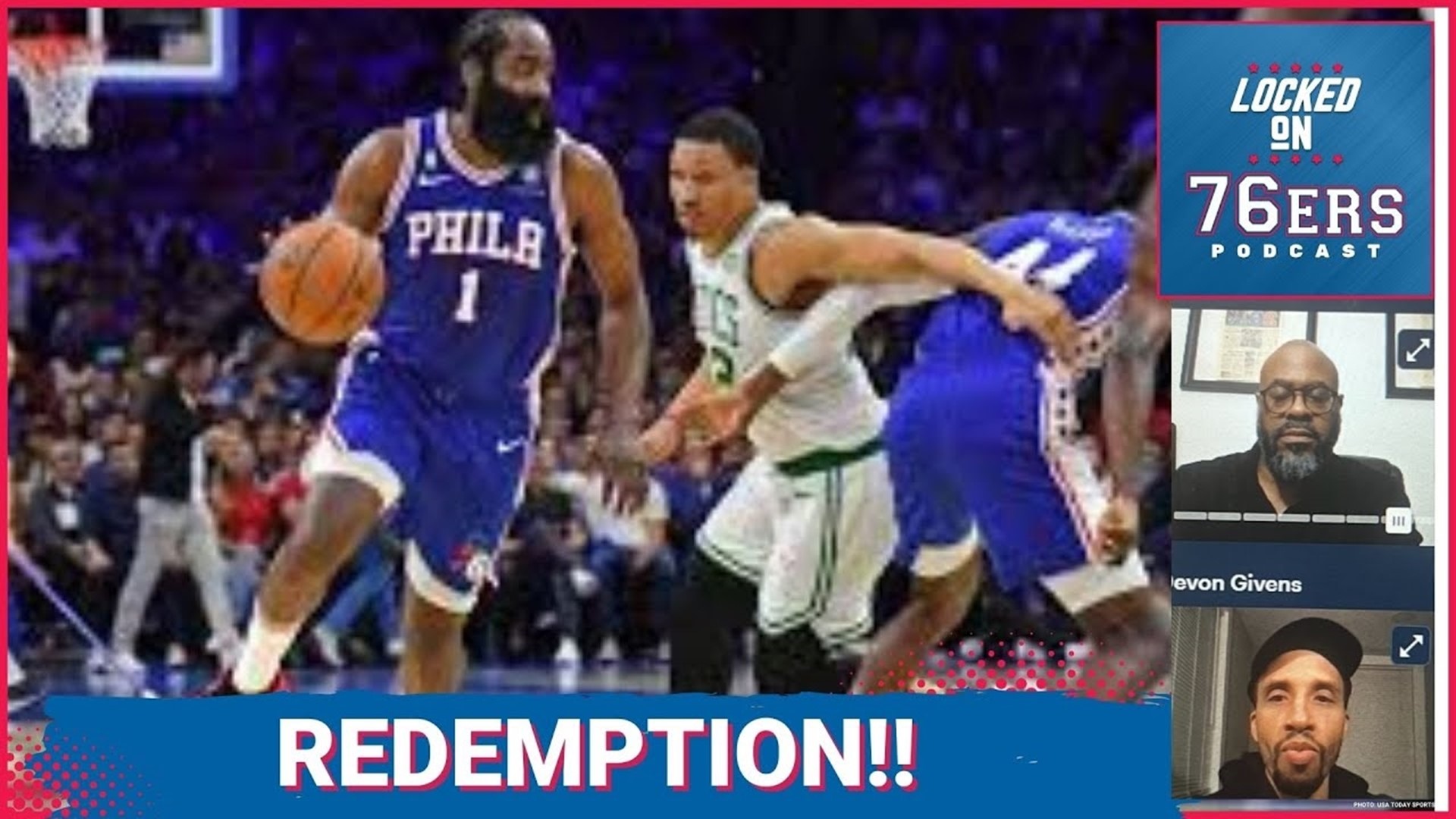 James Harden scored 42 points to lead the 76ers to a 116-115 overtime victory over the  Boston Celtics in Game 4 of the Eastern Conference semifinals series