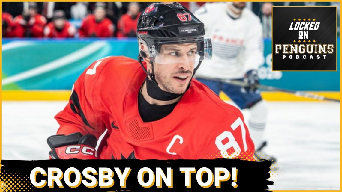 Penguins captain Sidney Crosby sets a Team Canada record!