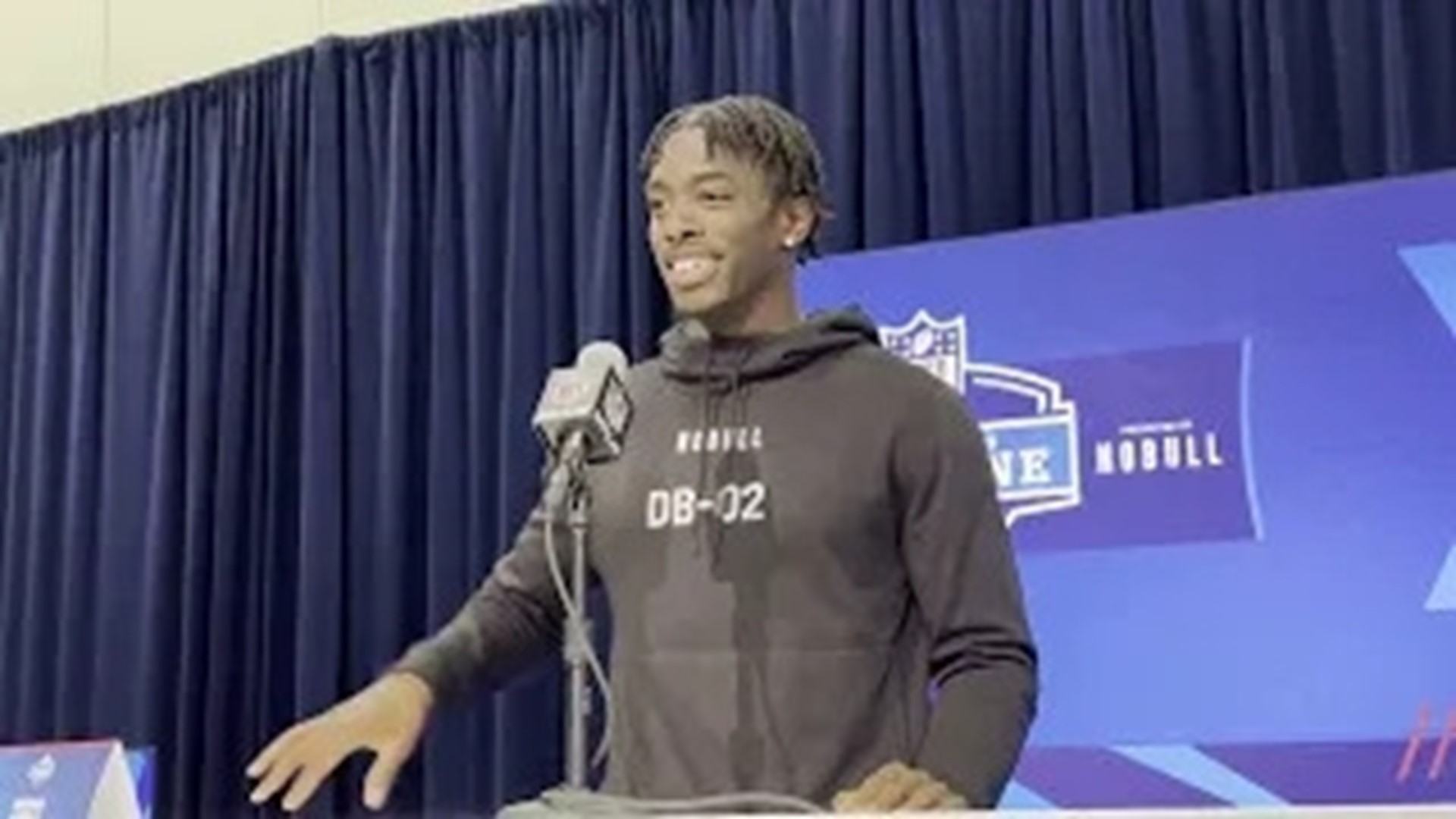 Alabama cornerback Terrion Arnold spoke at the 2024 NFL Scouting Combine and immediately endeared himself to the media.