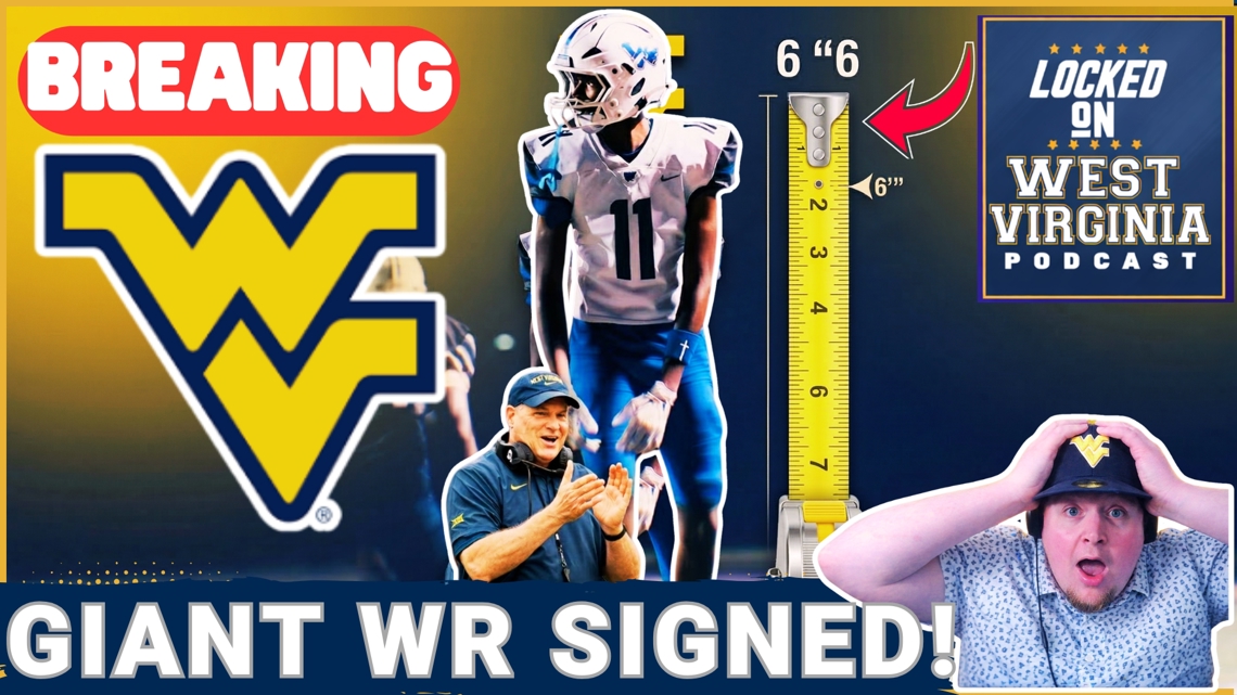 BREAKING! West Virginia signs HUGE WIDE RECEIVER out of Georgia!