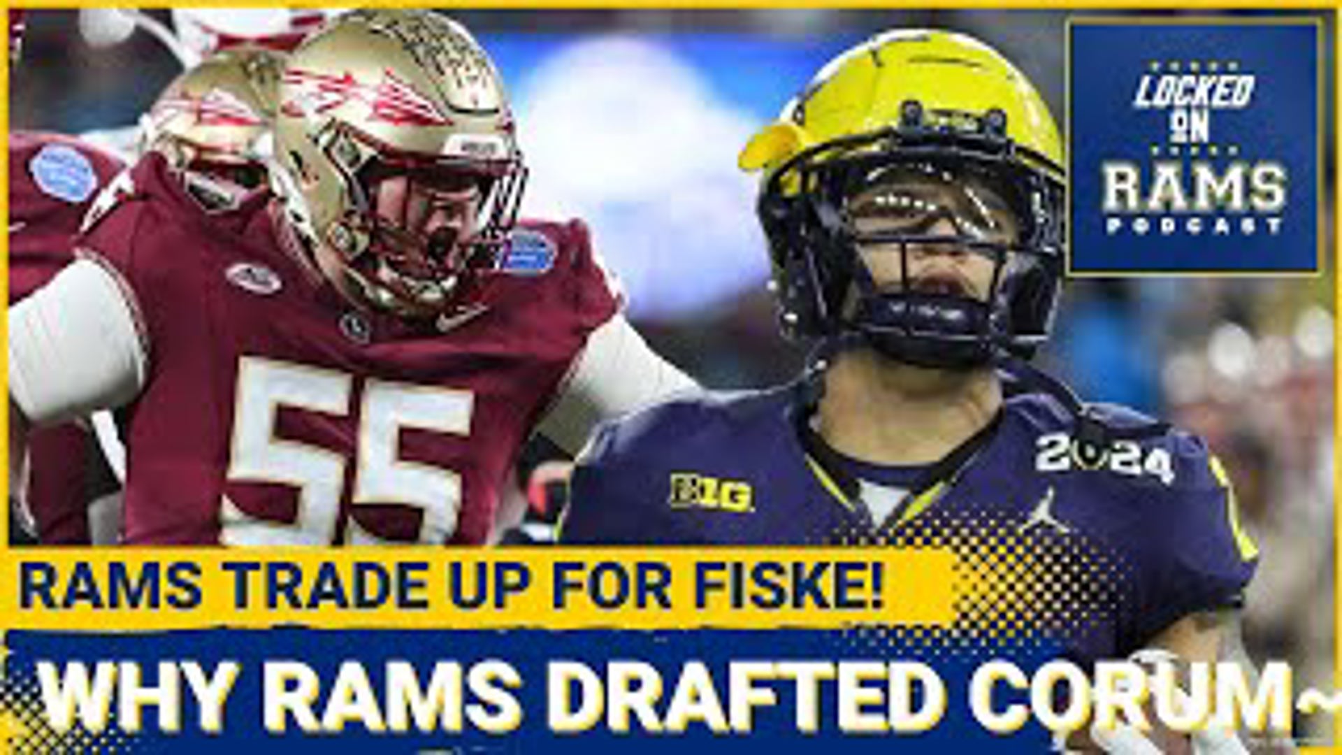 Rams Trade Up For Braden Fiske, Draft RB Blake Corum in 3rd, Why LA