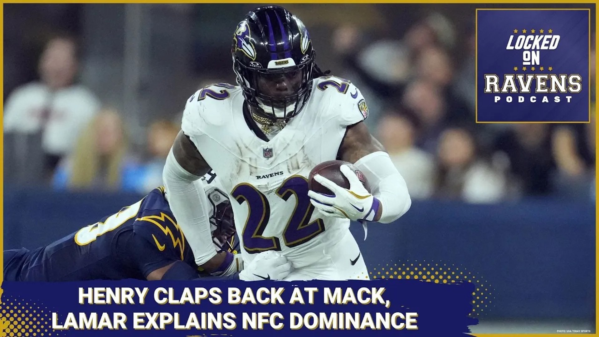 We look at Baltimore Ravens RB Derrick Henry clapping back at Los Angeles Chargers OLB Khalil Mack's comments with Louie DiBiase, discussing what was said and more.