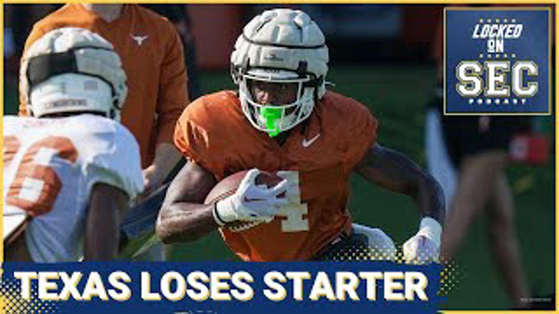 On today's show, we discuss the latest over at Texas as the Longhorns lose their starting running back CJ Baxter for the season after he suffered a knee injury.