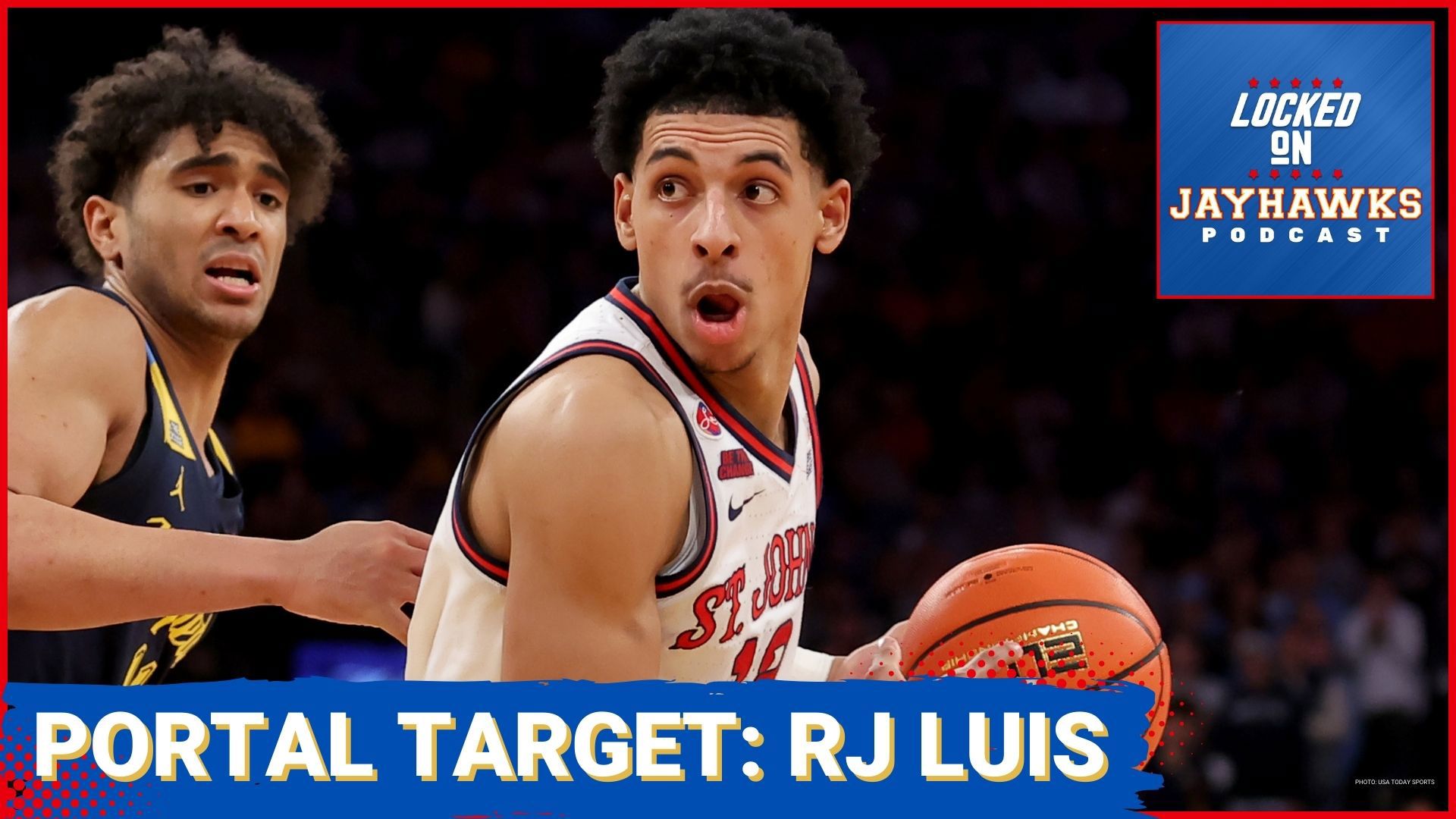 RJ Luis, the Big East Player of the Year from St. John's Red Storm, could be the Kansas Jayhawks' next game-changer. How would he fit compared to D5 and Dame Sarr?