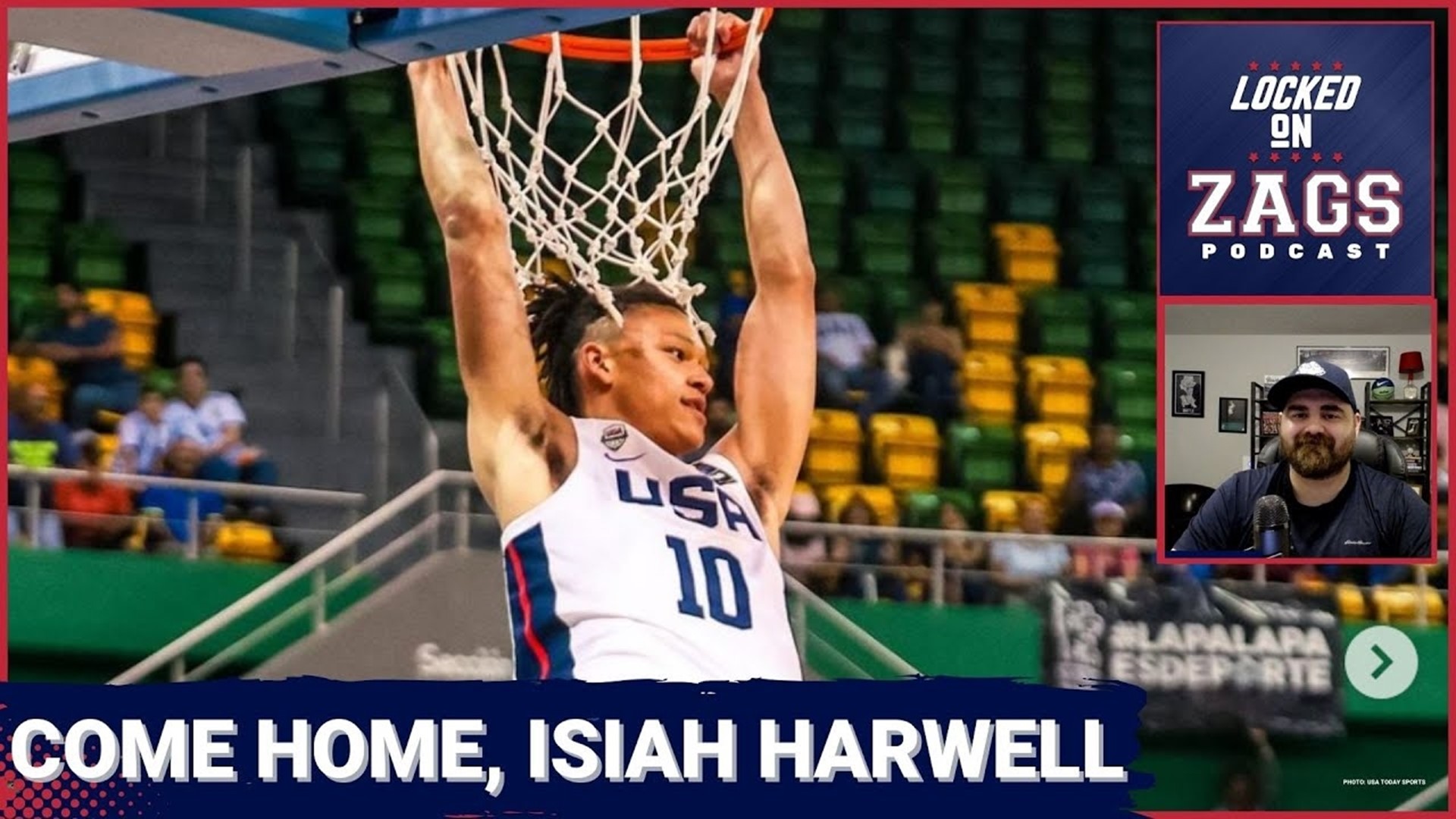 Isiah Harwell visited Mark Few and the Gonzaga Bulldogs at The Kennel on Saturday in the Zags win over Santa Clara, and he said being in Spokane felt like home.