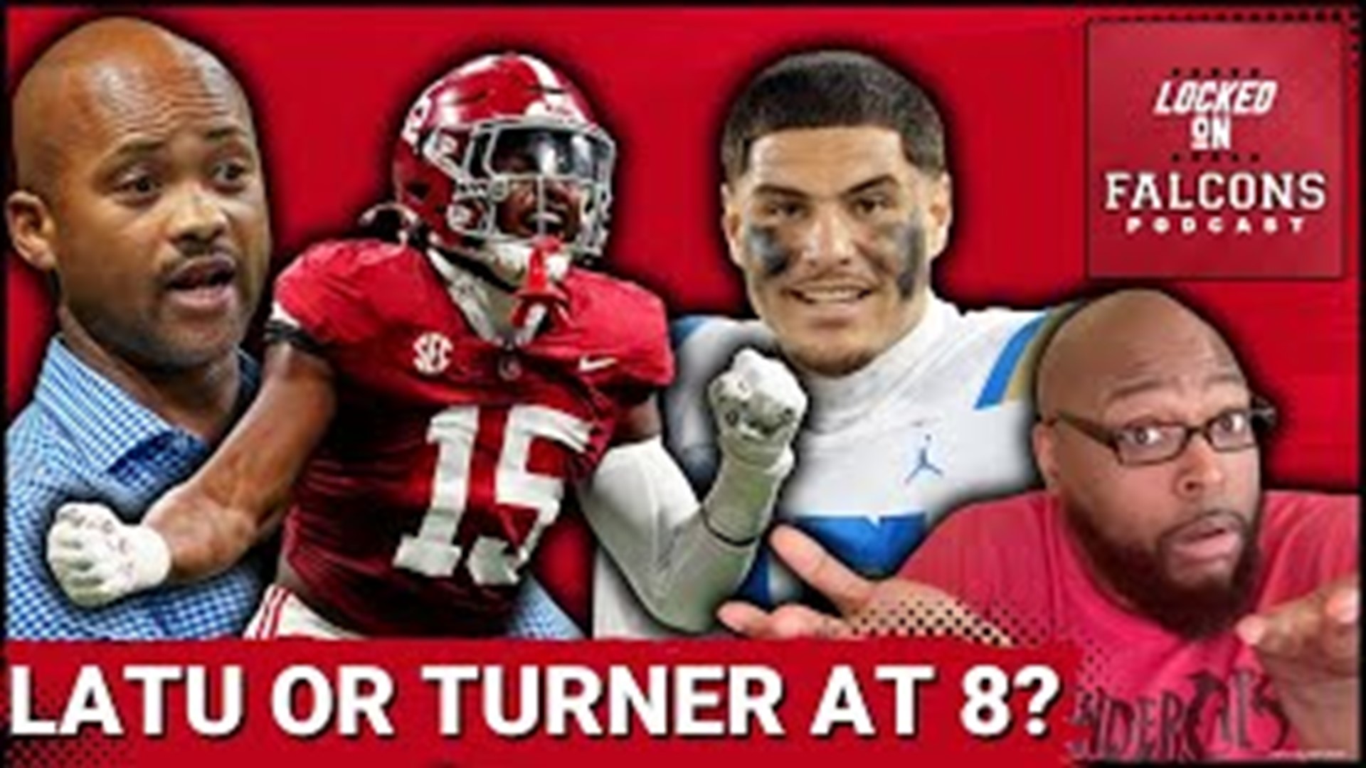 The latest odds for who the Atlanta Falcons are going to take with the eighth overall selection in the 2024 NFL Draft indicate a near tie between Turner & Latu.
