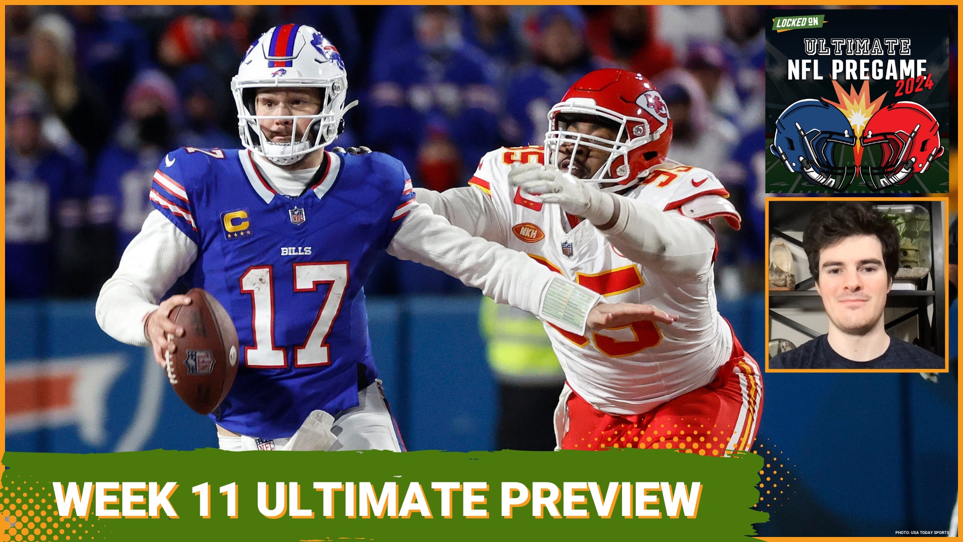 We look at if the Buffalo Bills can finally end the Kansas City Chiefs' undefeated streak and more