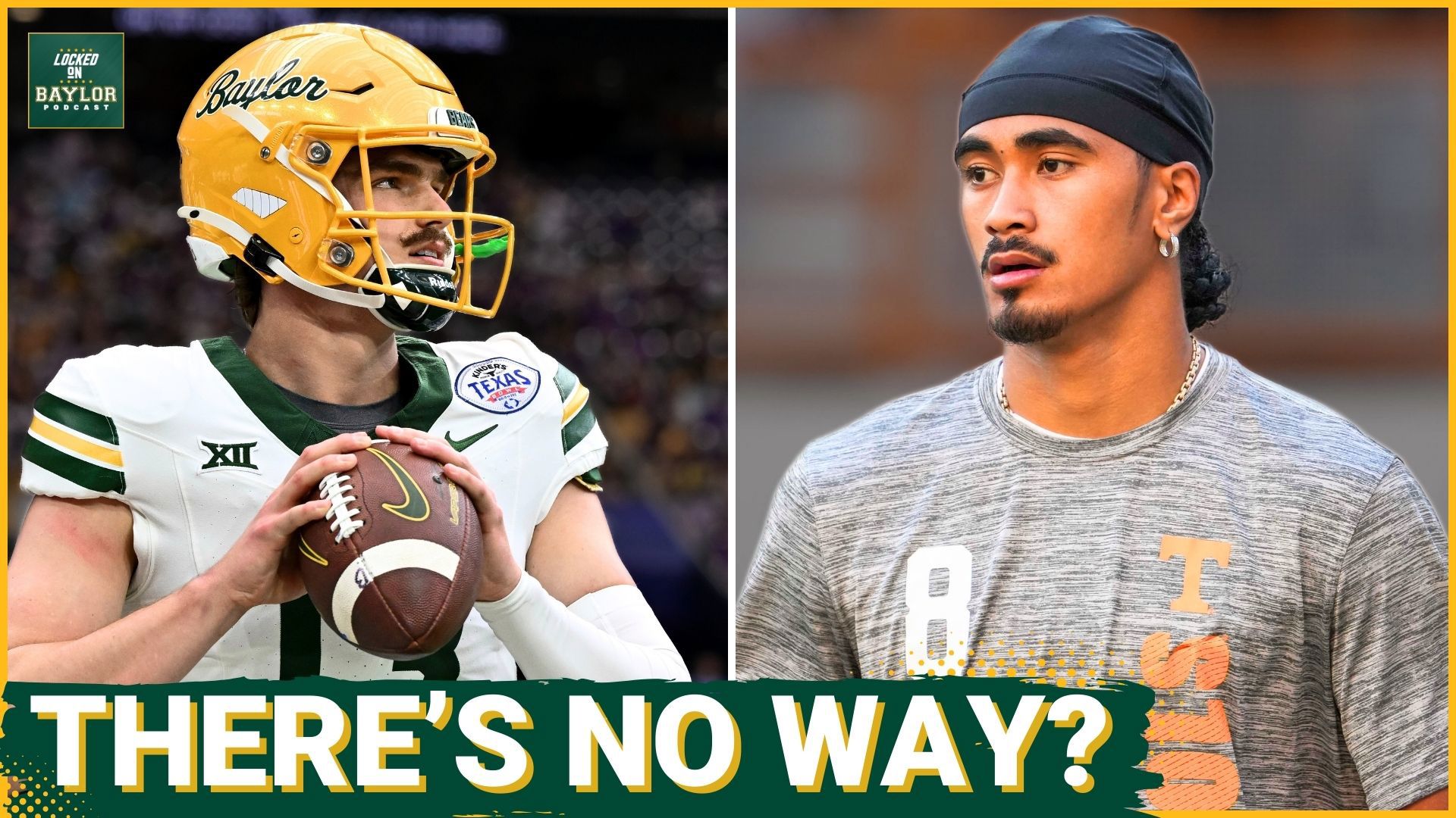 With Nico Iamaleava's sudden departure, Tennessee is looking for a QB, potentially targeting two Big 12 guys, including Sawyer Robertson. Do the Vols have any shot?
