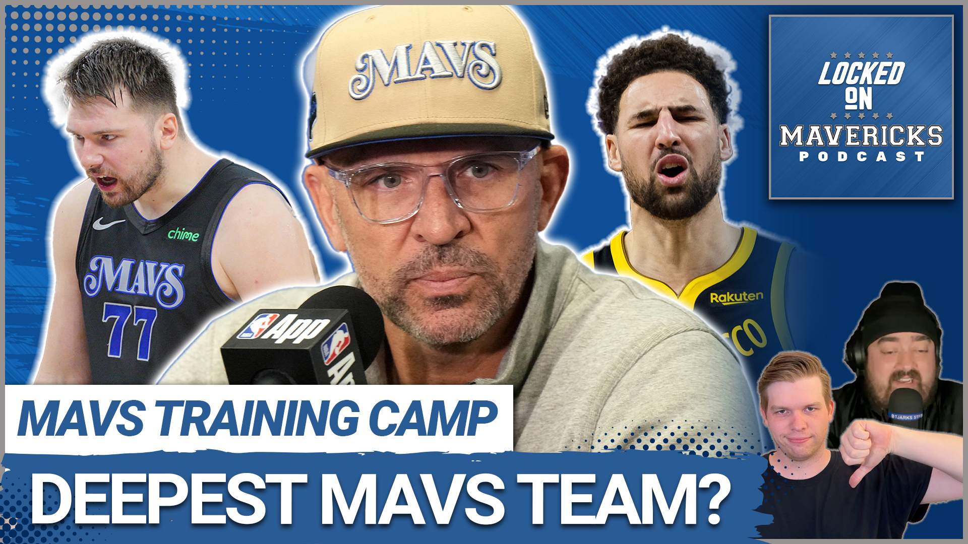 The Dallas Mavericks are gearing up for an exciting season with Luka Doncic, Kyrie Irving, & Klay Thompson and Coach Kidd says this is the deepest Mavs team ever.