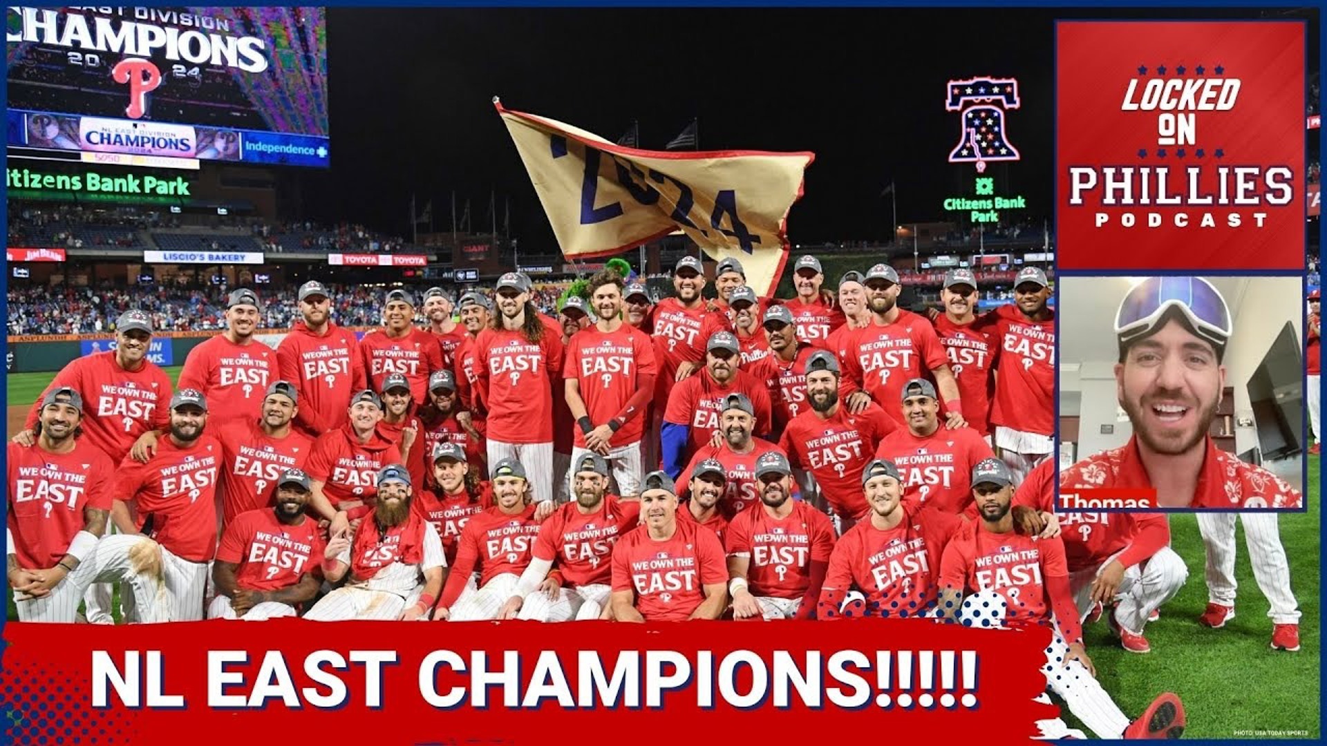 In today's episode, Connor celebrates the Philadelphia Phillies clinch of the NL East title for the first time in 13 years after their 6-2 win over the Chicago Cubs.