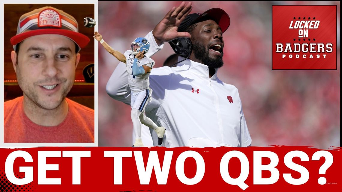 GET TWO QBS? Wisconsin Badgers PORTAL NEEDS! PLUS Badgers LAND A NEW COMMIT!