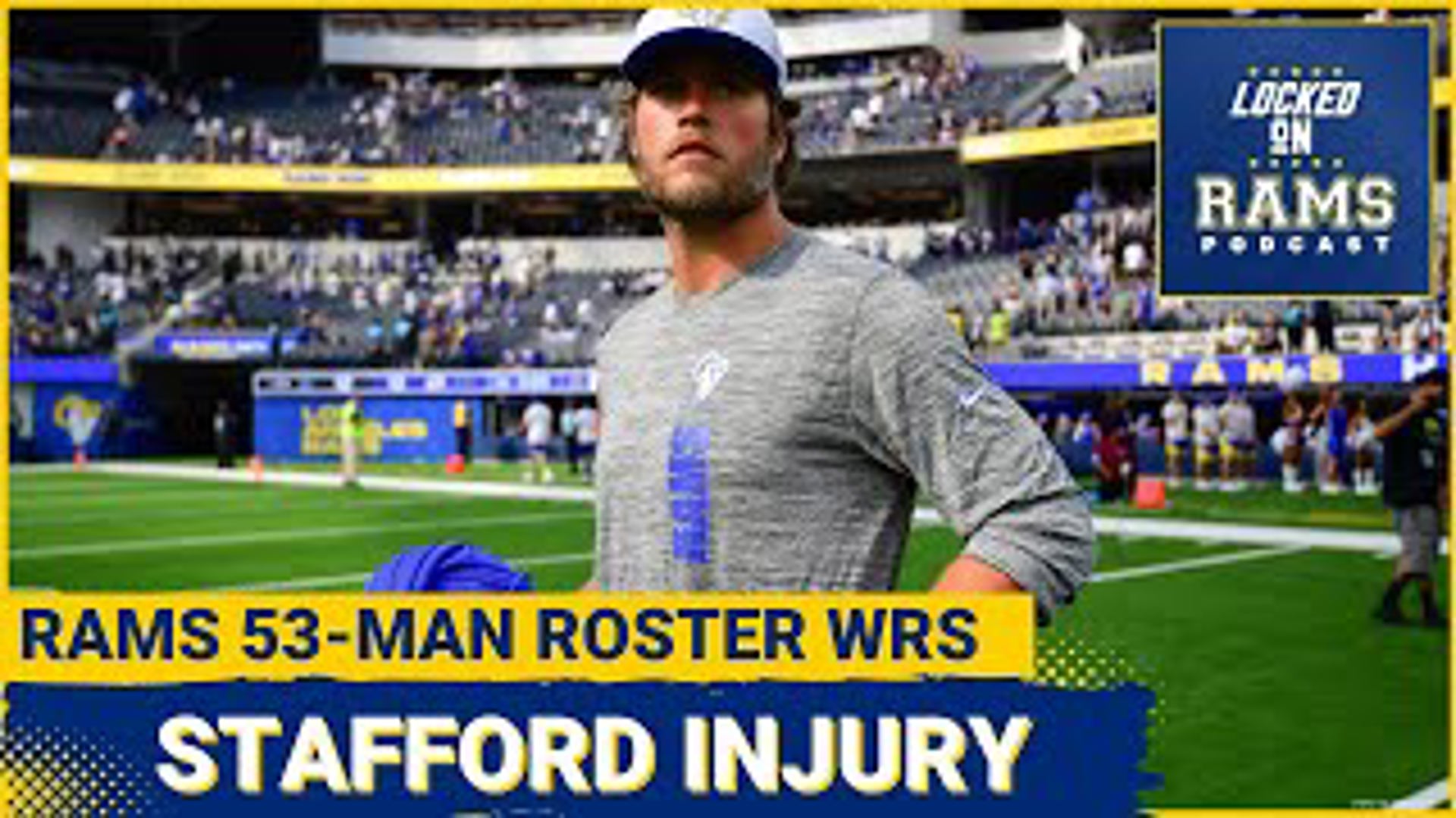 Los Angeles Rams quarterback Matthew Stafford left the team's joint practice with the Dallas Cowboys early with hamstring tightness.