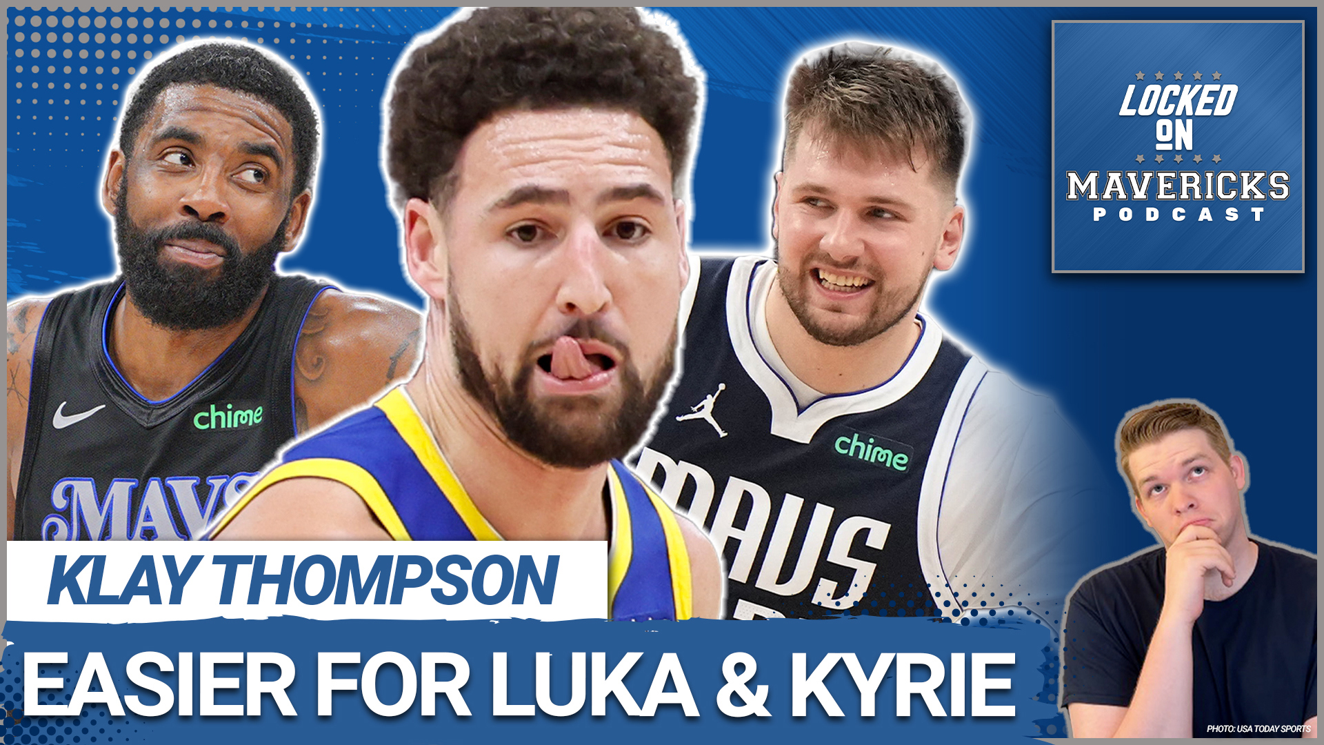 Nick Angstadt discusses how Klay Thompson will ease the offensive burden on Luka Doncic and Kyrie Irving in the upcoming season on the Locked On Mavericks podcast.