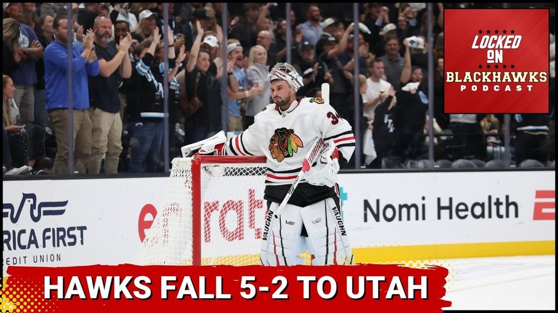 Chicago Blackhawks Drop Regular Season Opener 52 To Utah Hockey Club