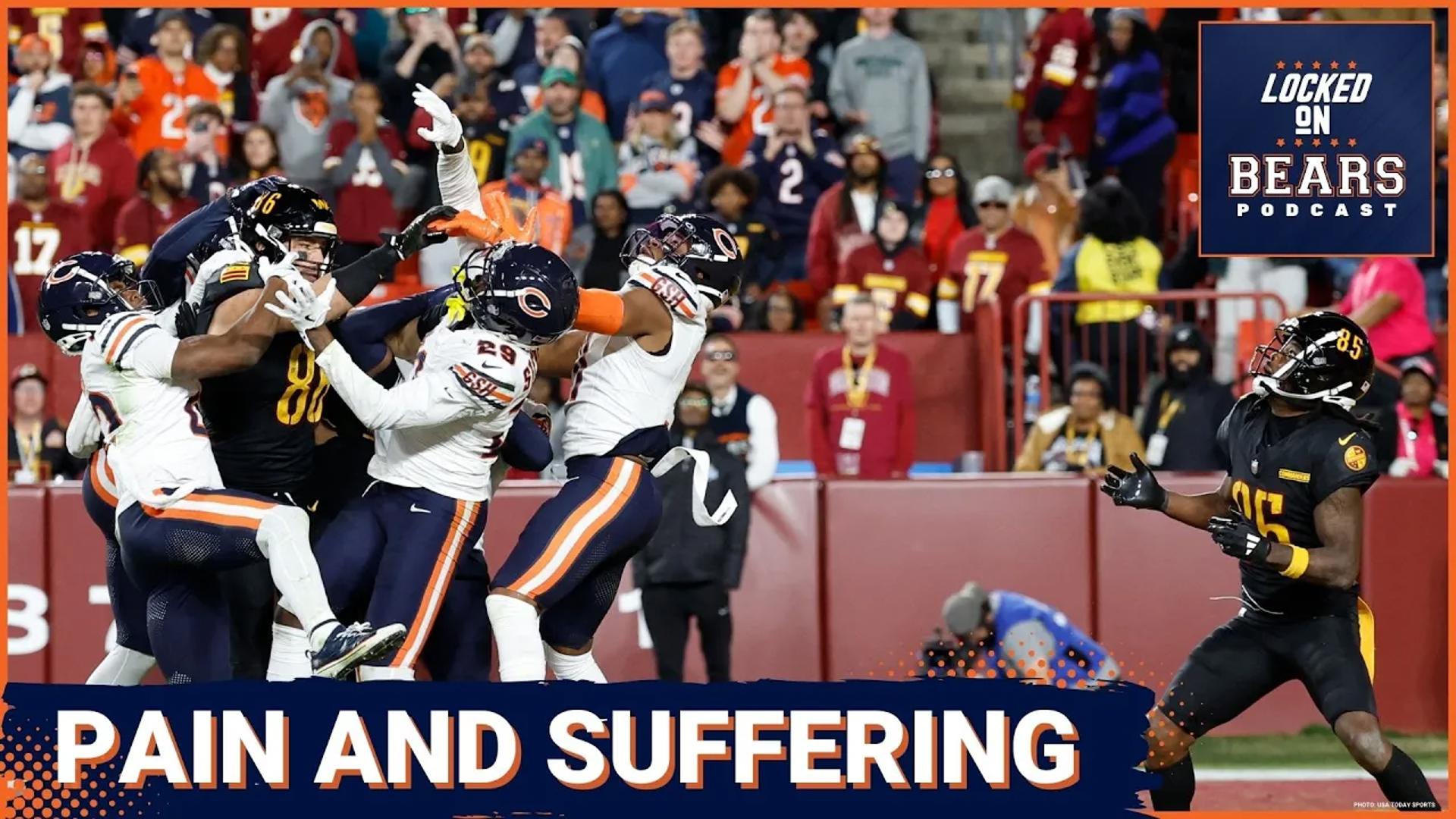 The Chicago Bears played like they deserved to lose to the Washington Commanders, but the theatrics of the Hail Mary made it feel that much worse.