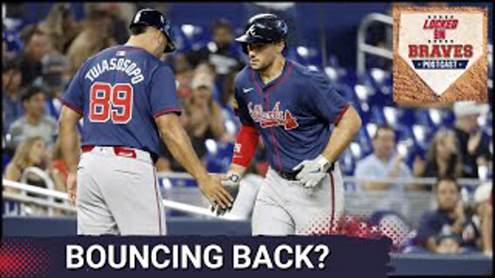 Needing every win they can muster down the stretch, the Atlanta Braves bounced back to beat the Miami Marlins 6-2 on Saturday thanks to a late power surge.